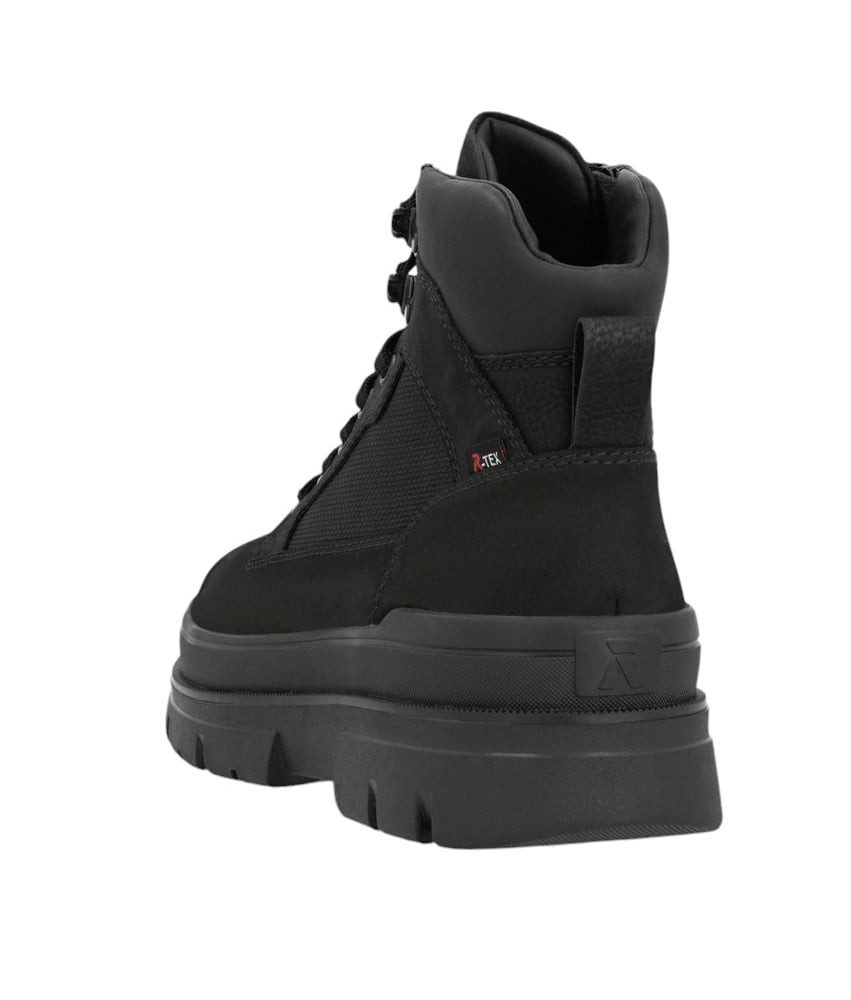 Rieker Winterschuhe U1270-00 (Schnürstiefel mit Innenfutter, Rauleder) Winterstiefel