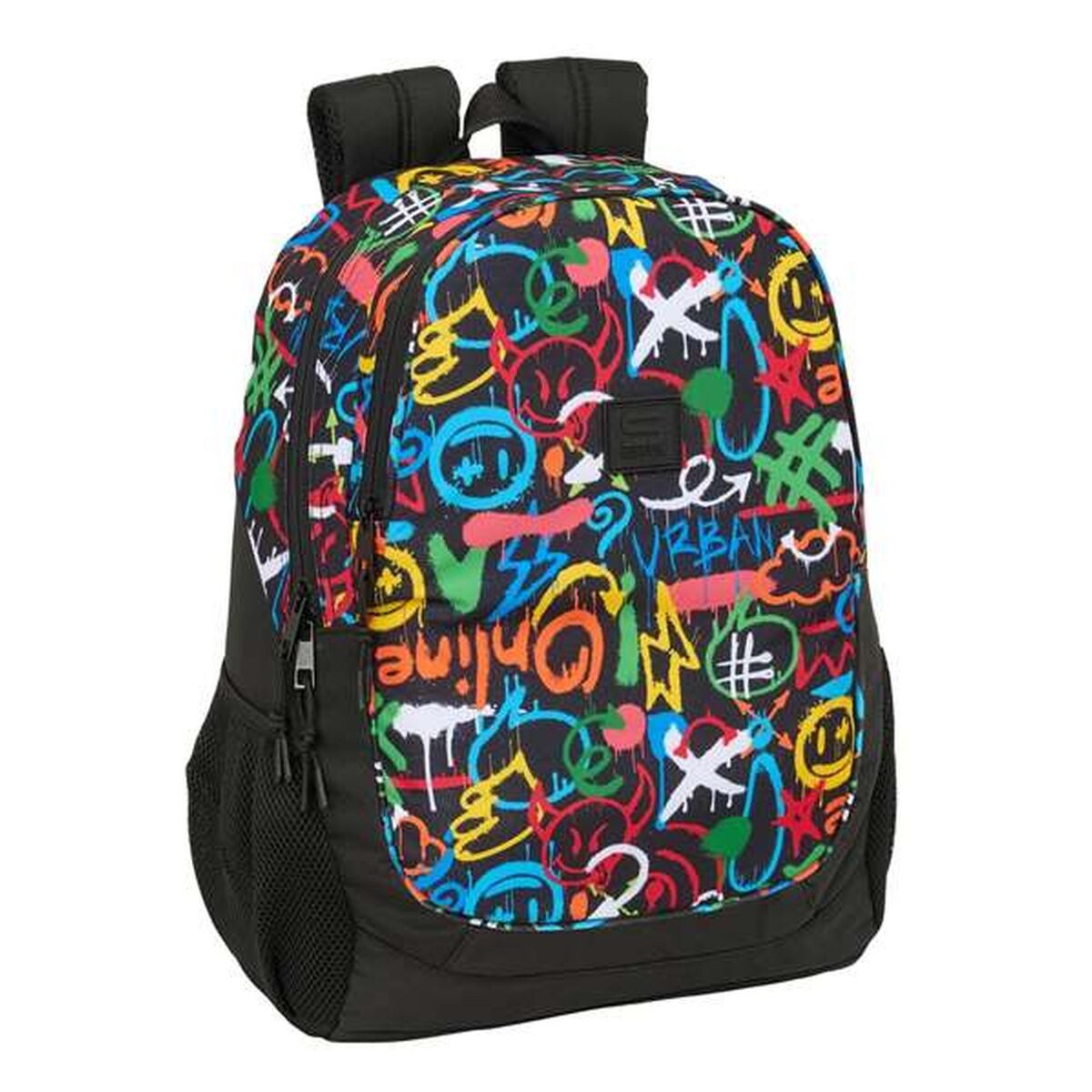 safta Rucksack 32 x 44 x 16 cm Kinder Rucksack Safta Colors 32x44x16 cm Graffiti