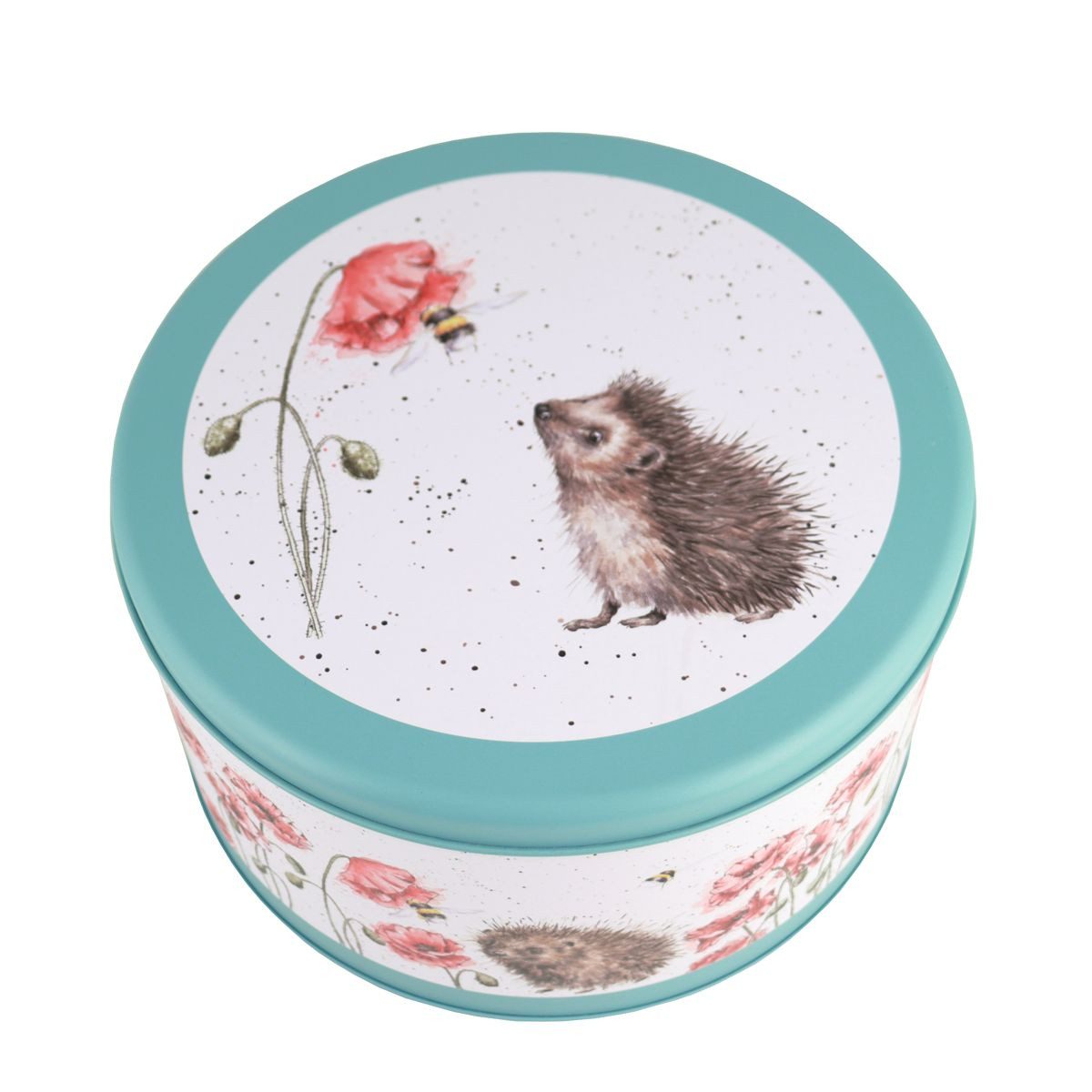 Wrendale Keksdose Wrendale Designs Keksdose Igel Frühlingserwachen, ca. 3,8 L, Weißblech, (Stück)