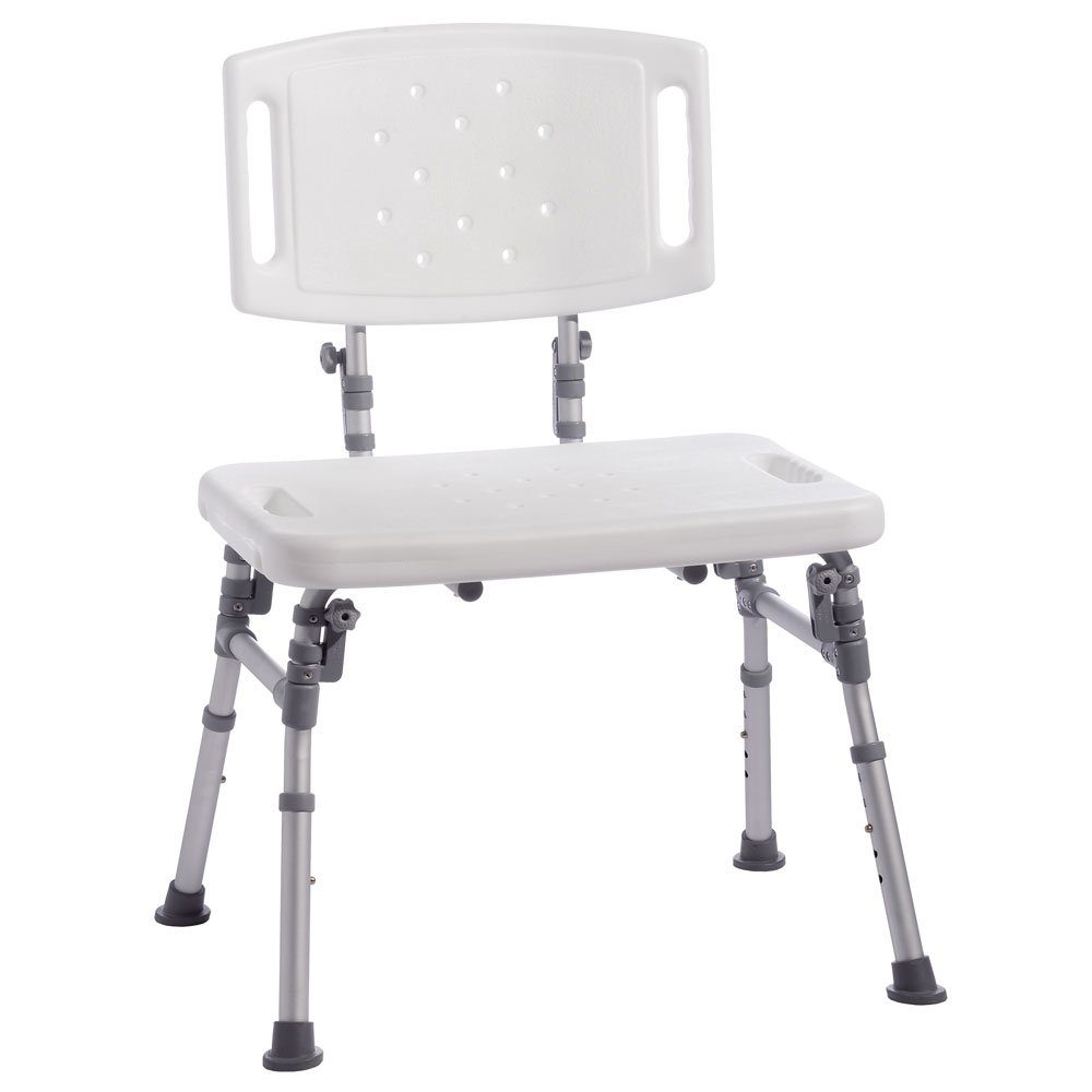 Dusch-Toilettenrollstuhl Trendmobil DHB-R 250 Duschhocker XL mit Rückenlehn
