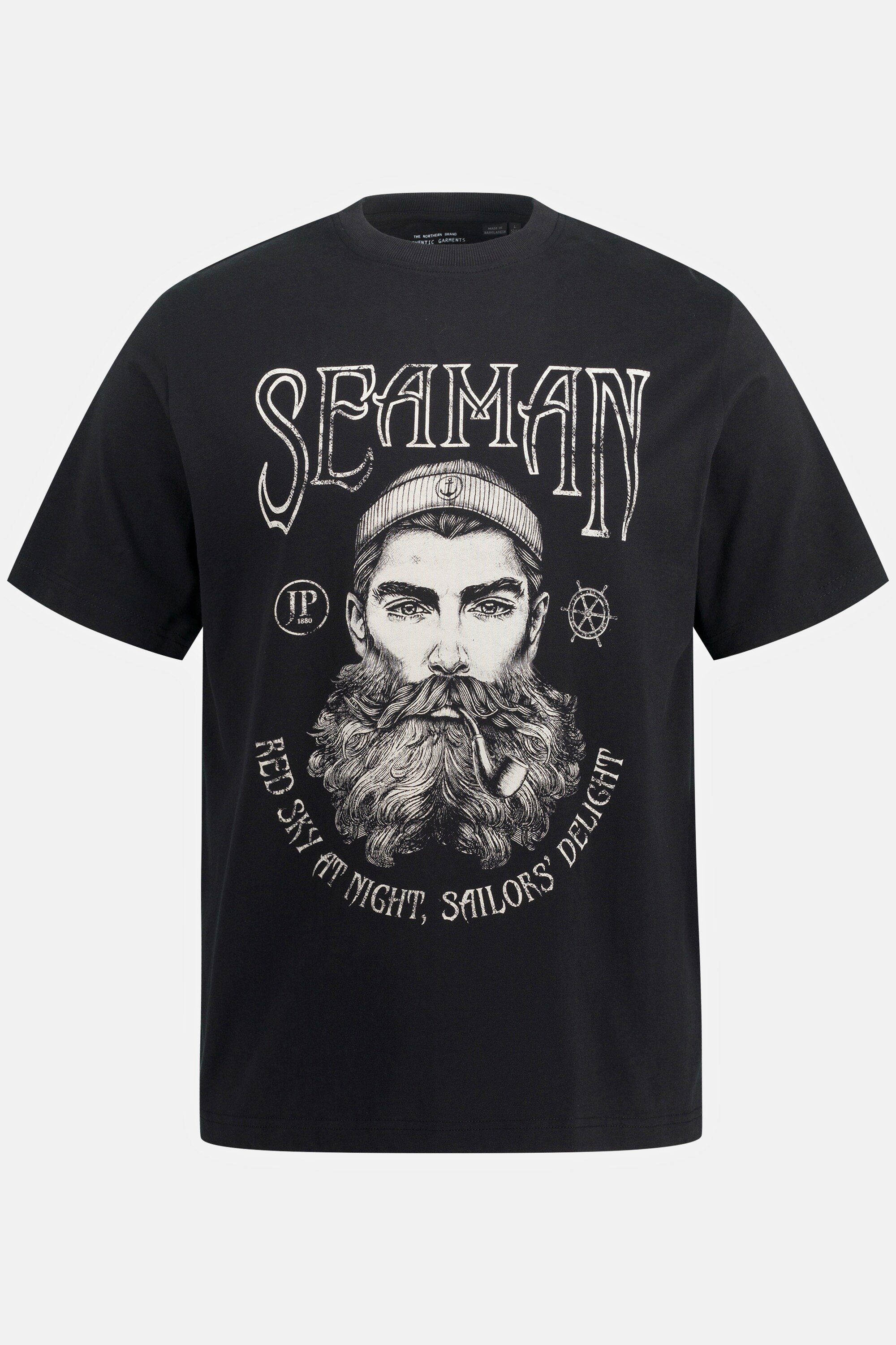 Halbarm T-Shirt JP1880 Print bis T-Shirt Rundhals 8 Seaman XL