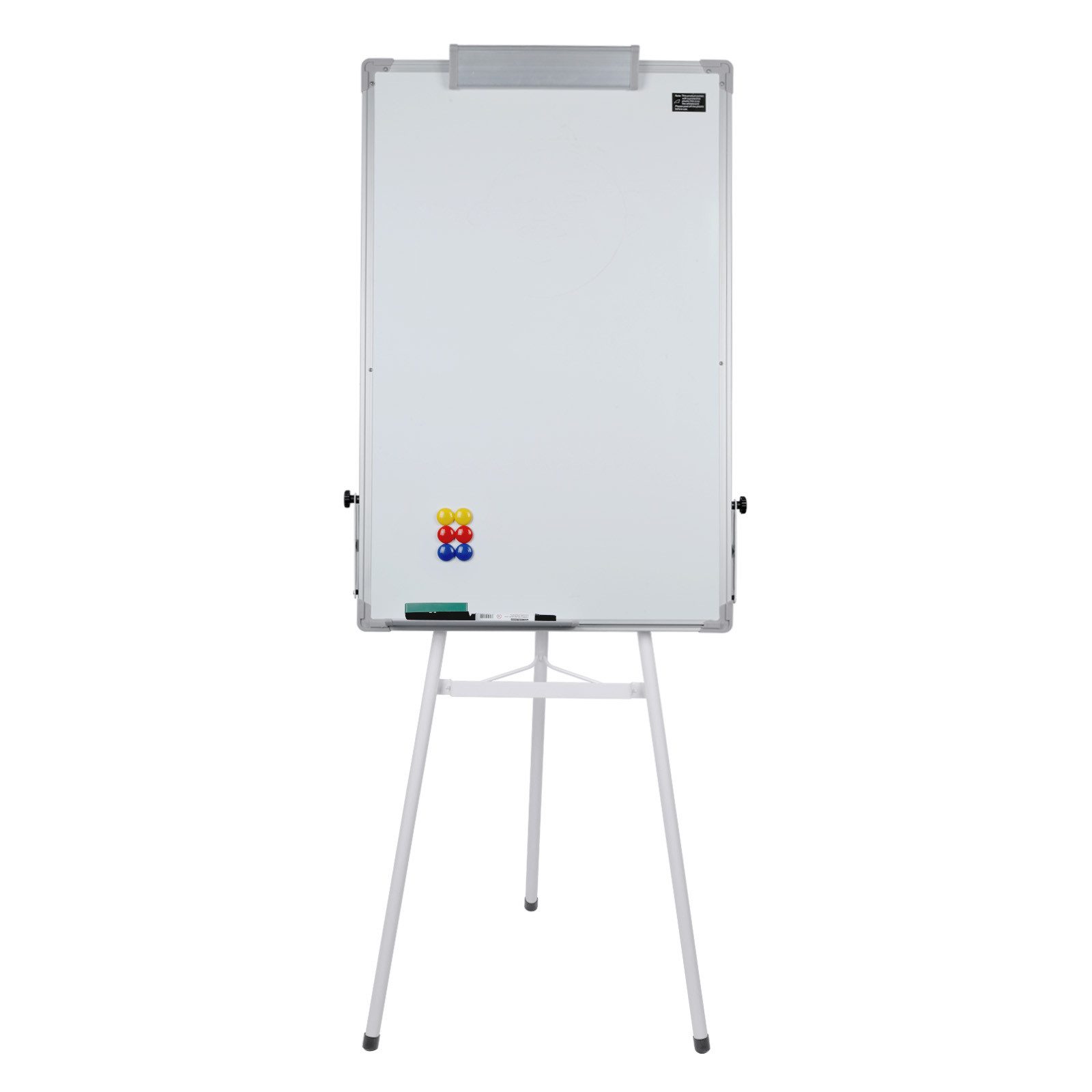 JEOBEST Magnettafel Whiteboard Magnettafel Magnetisch, Trocken Abwischbar 60 x 90cm, Whiteboard mit Ständer, Höhenverstellbar