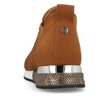La Strada La Strada 1832649 Laced Up Knitted Damen Sneaker Light Brown Knitted Sneaker