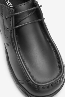Next Leder-Loafer zum Schnüren, weite Passform Schnürschuh (1-tlg)