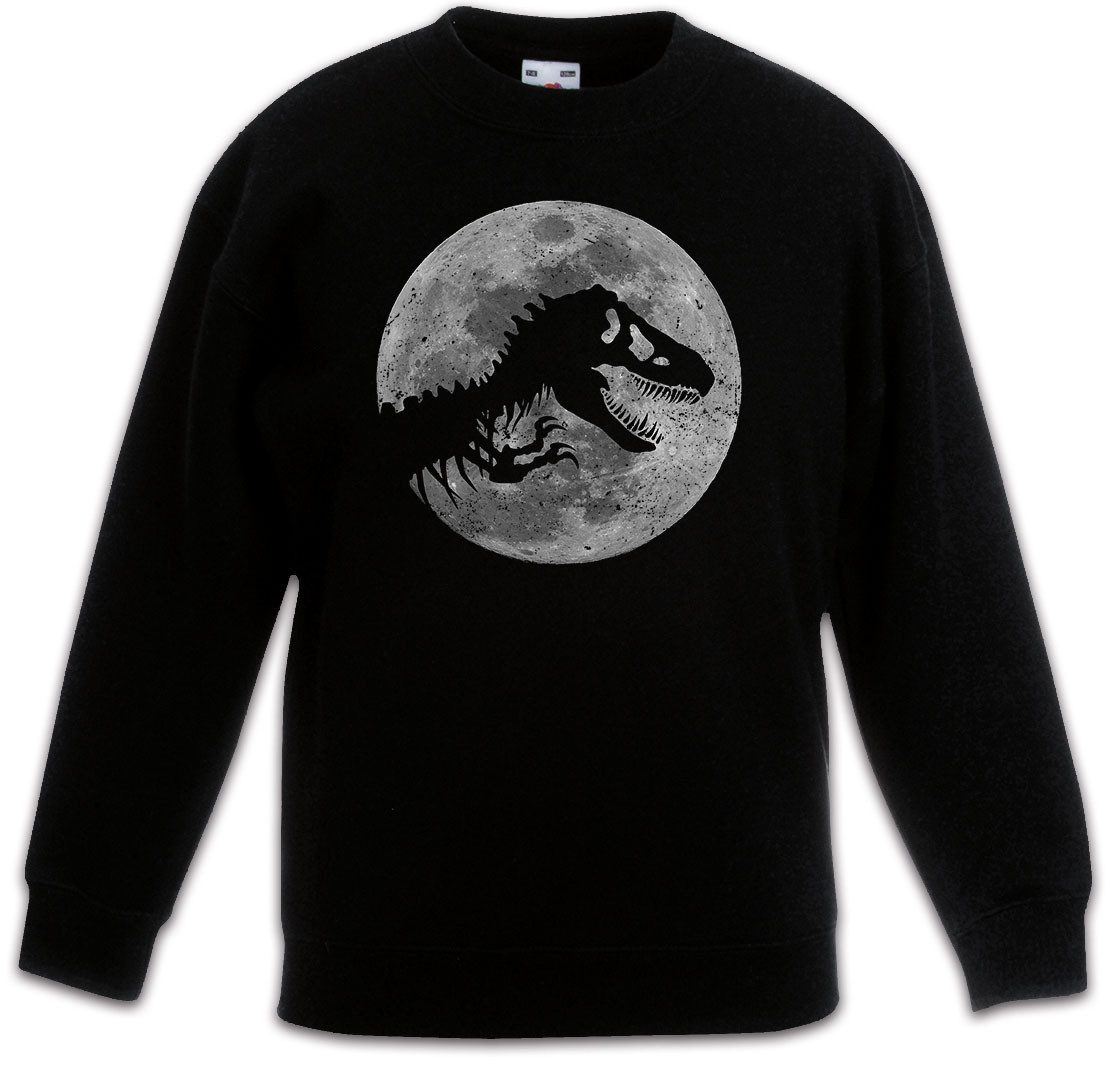 Sweatshirt T-Rex Moon Kinderpullover Mond Skeleton Dinosaur Dinosaurier
