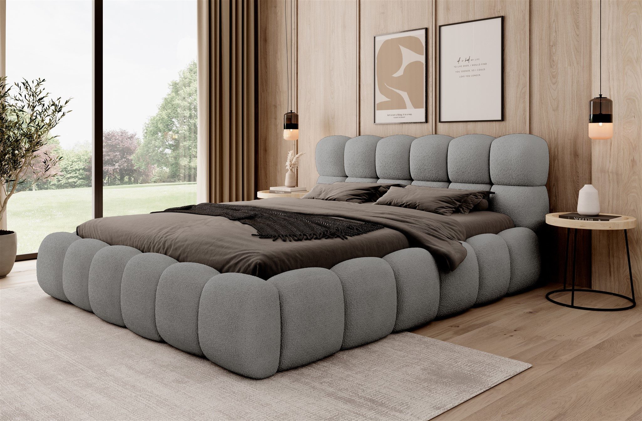 Fun Möbel Polsterbett Bett AURELIA in günstig online kaufen