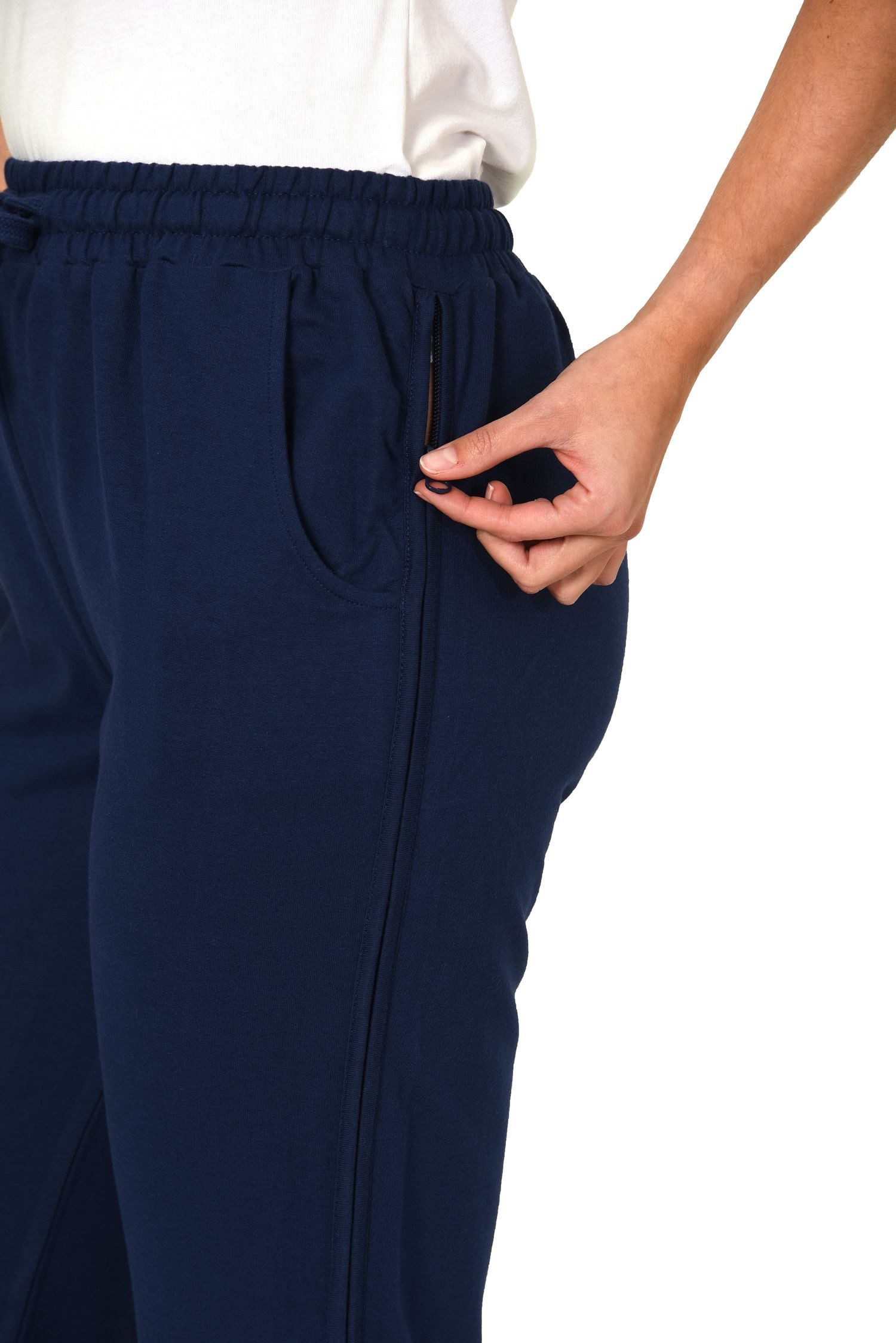 Normann Relaxanzug Damen Trainings Rehahose mit seitlichen Reißverschluß Jogginghose – Bild 3 von 5