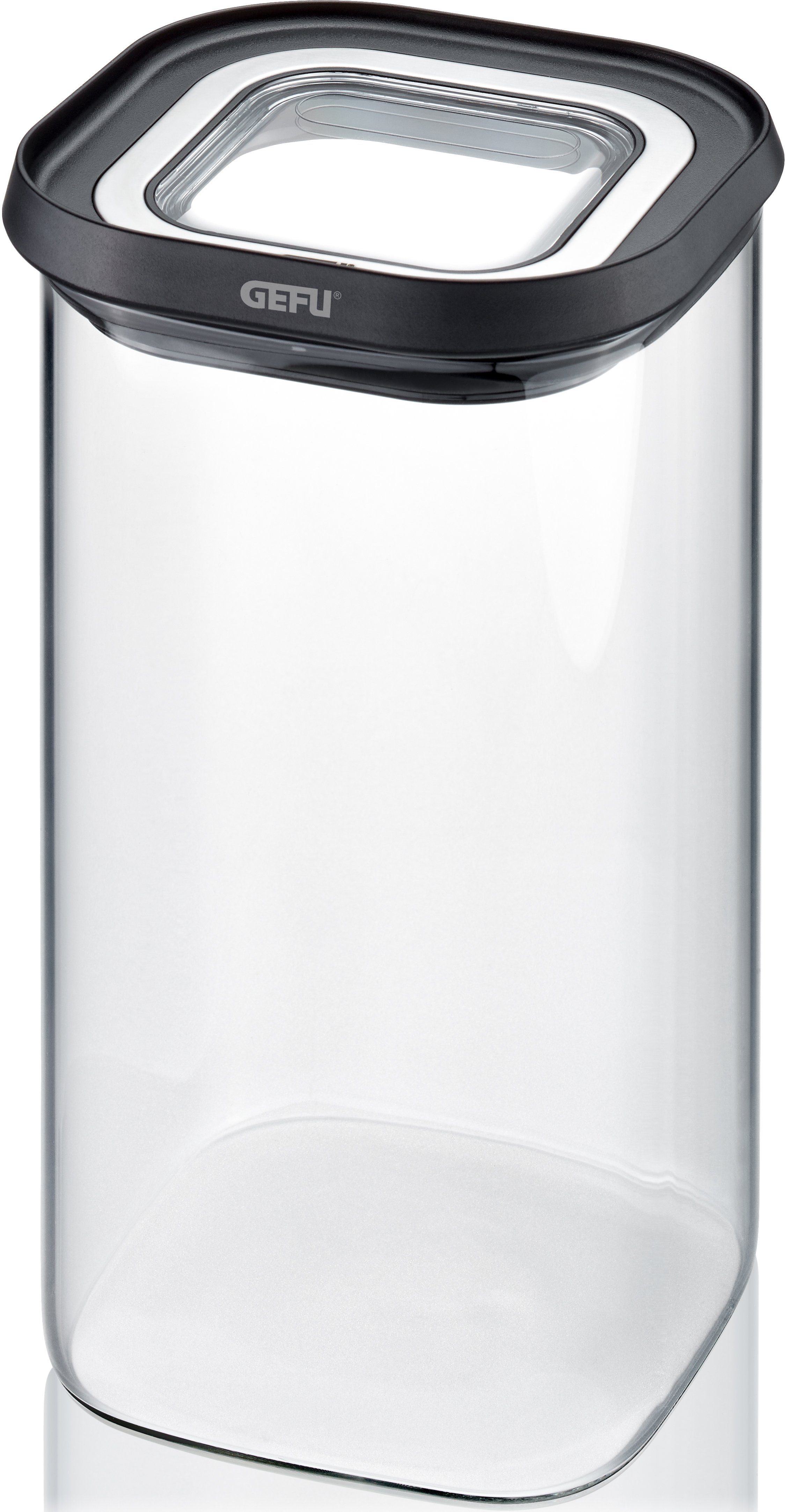GEFU Vorratsdose PANTRY, Borosilikatglas, Kunststoff, (1-tlg), edel, elegant und praktisch