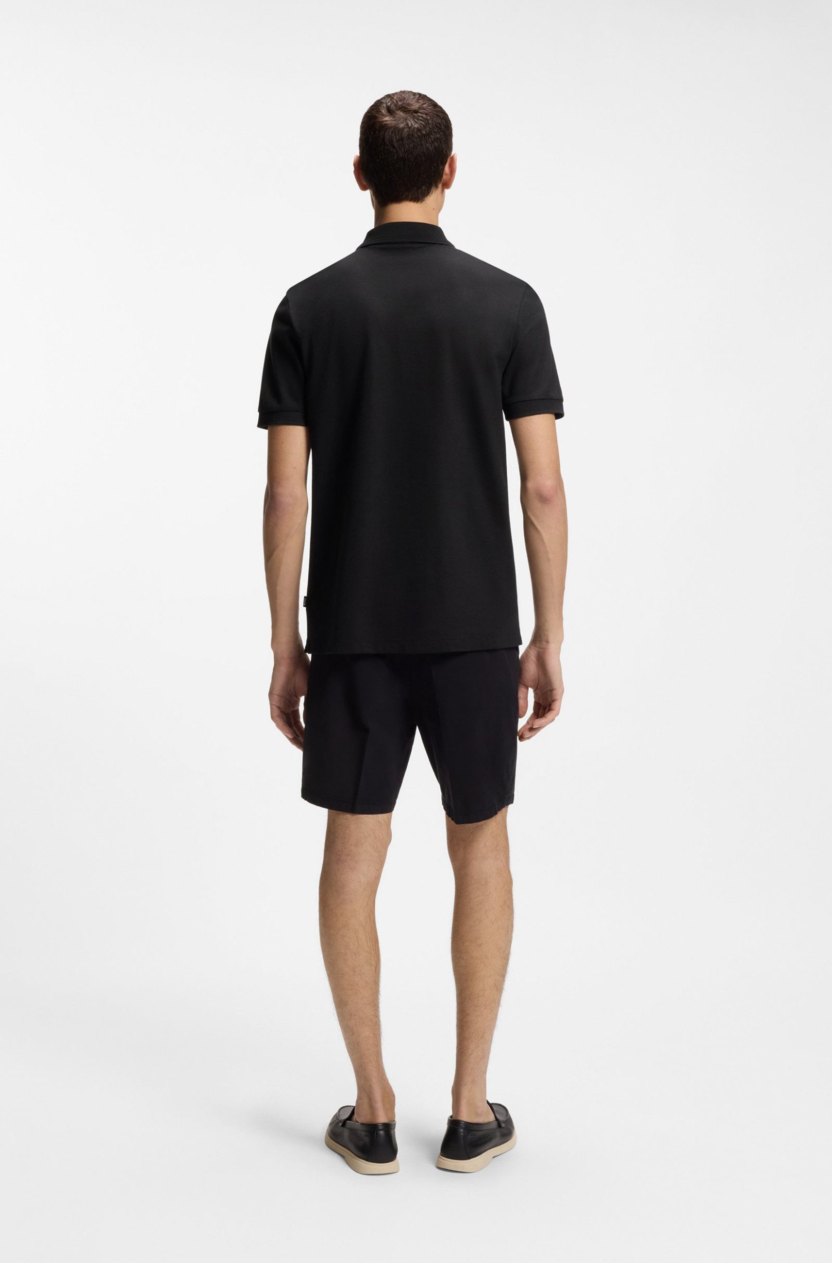 BOSS Poloshirt H-Paras mit Reißverschlussleiste (1-tlg)