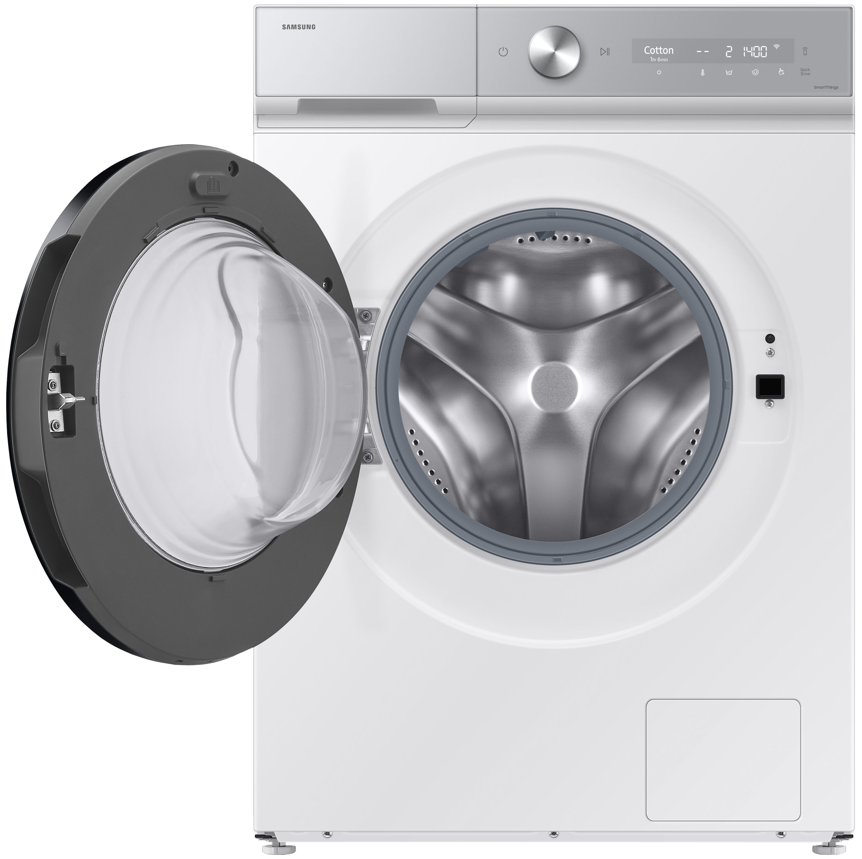 Samsung Waschtrockner WD8400D WD11DB8B85GH, 11 kg, 6 kg, 1400 U/min, Quick Drive™ Option – Volle Waschleistung. Halbe Zeit