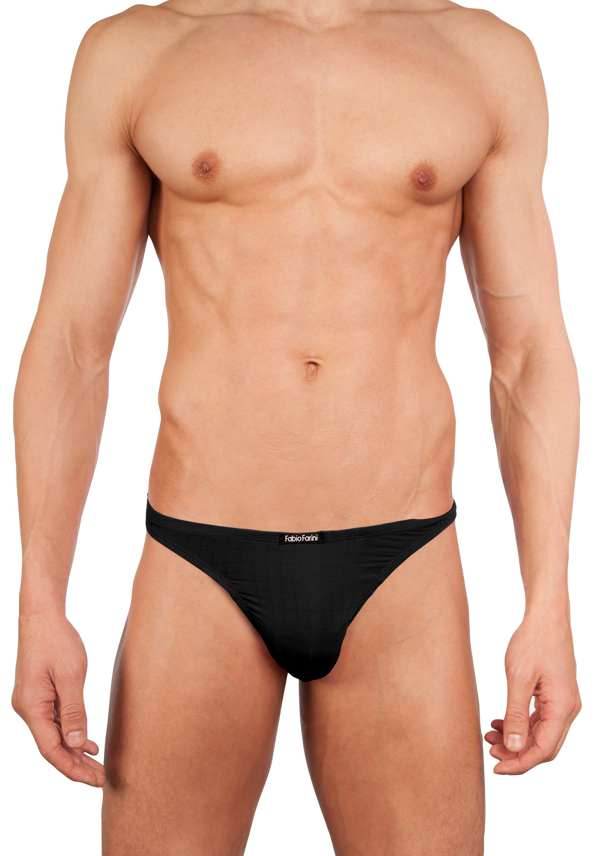 Fabio Farini String Herren Unterhosen - Männer Tangas aus atmungsaktiver Mi günstig online kaufen