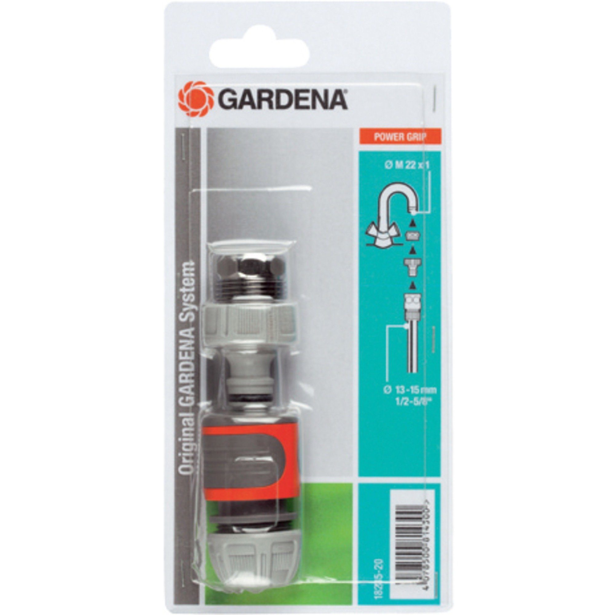 GARDENA Bewässerungsventil GARDENA Schnellanschluss-Satz für 13mm (1/2)- und