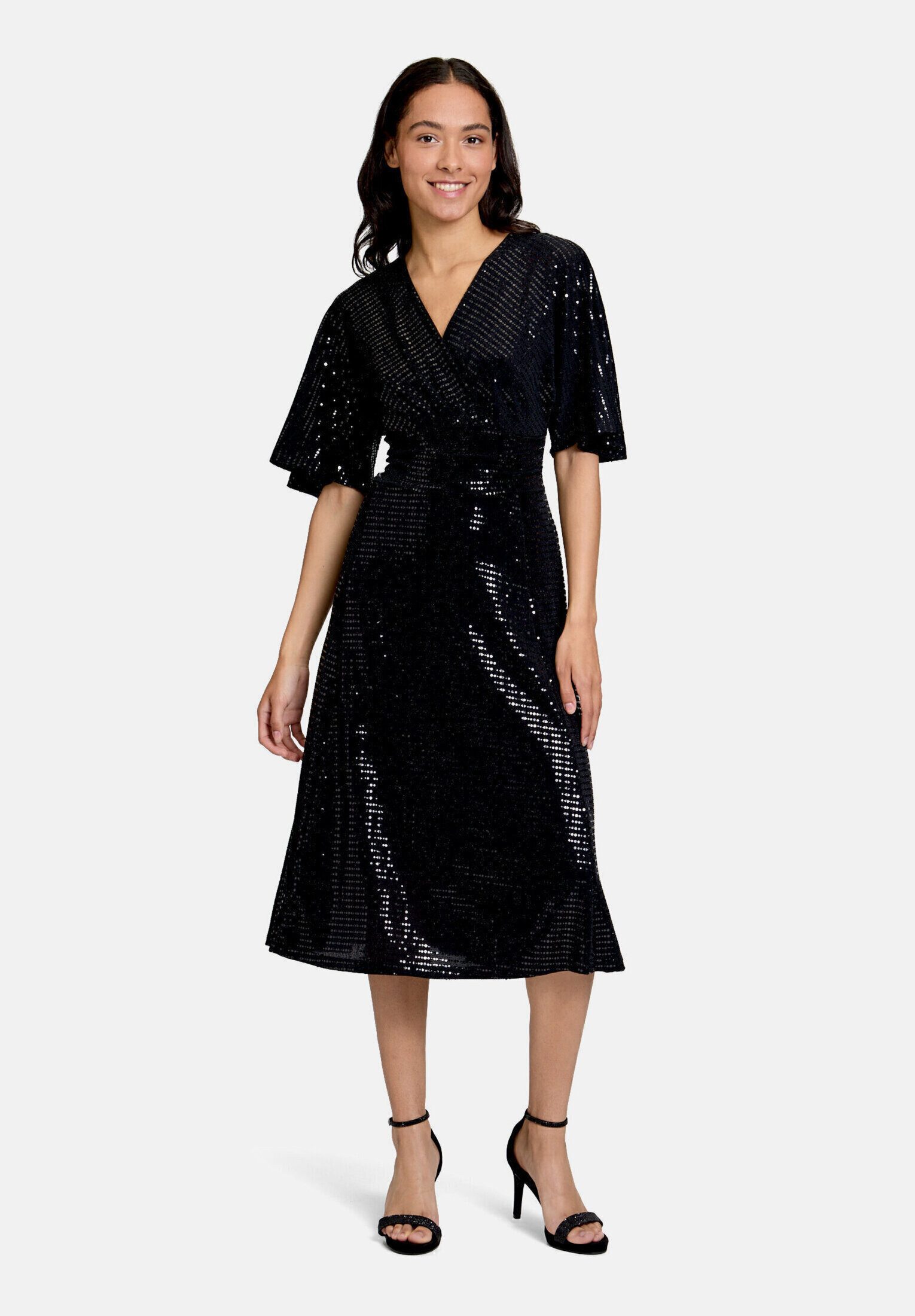 Vera Mont Cocktailkleid Damen im Glitzer-Look