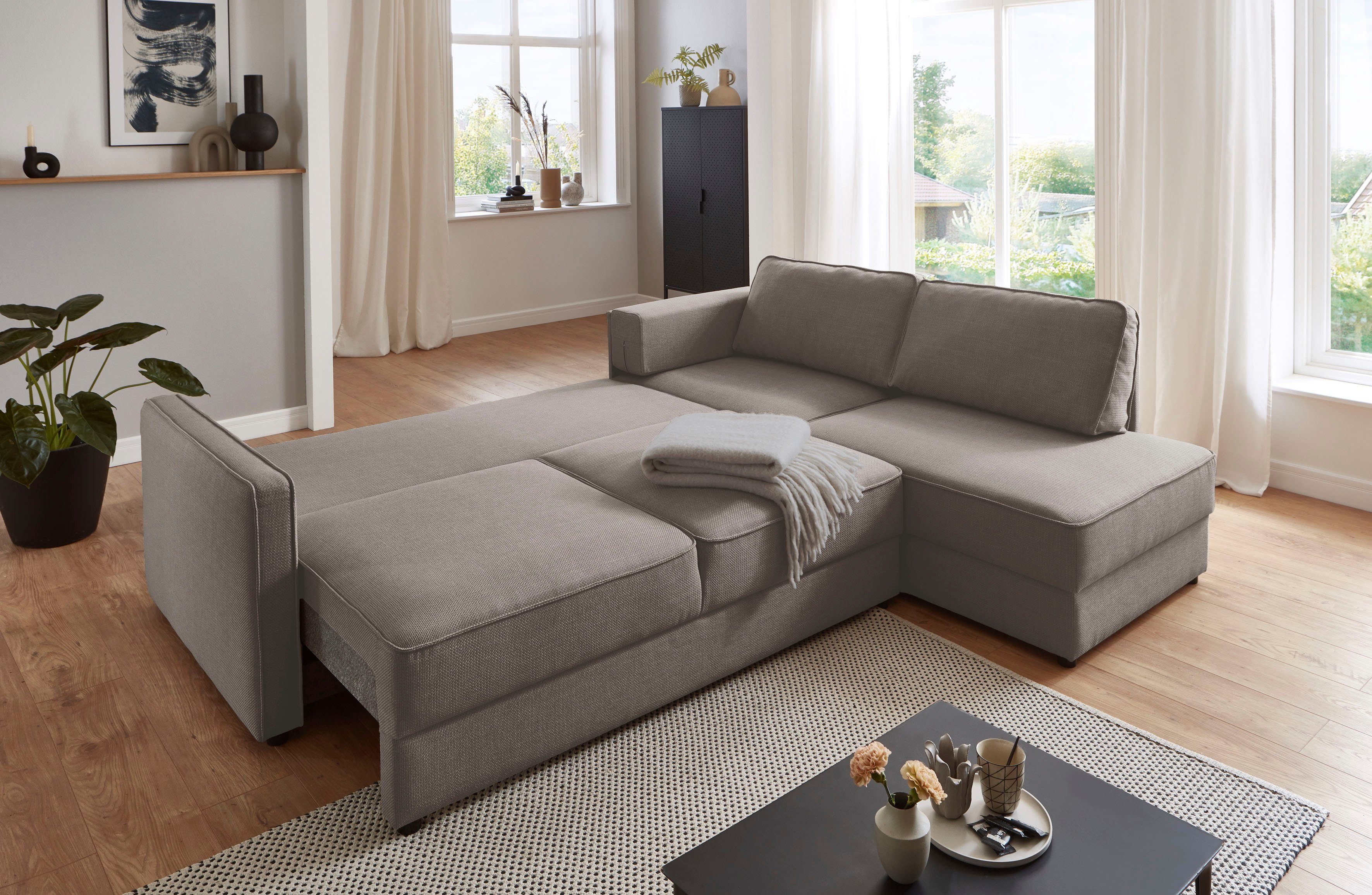 ATLANTIC home collection Schlafsofa Chill, Ecksofa günstig online kaufen