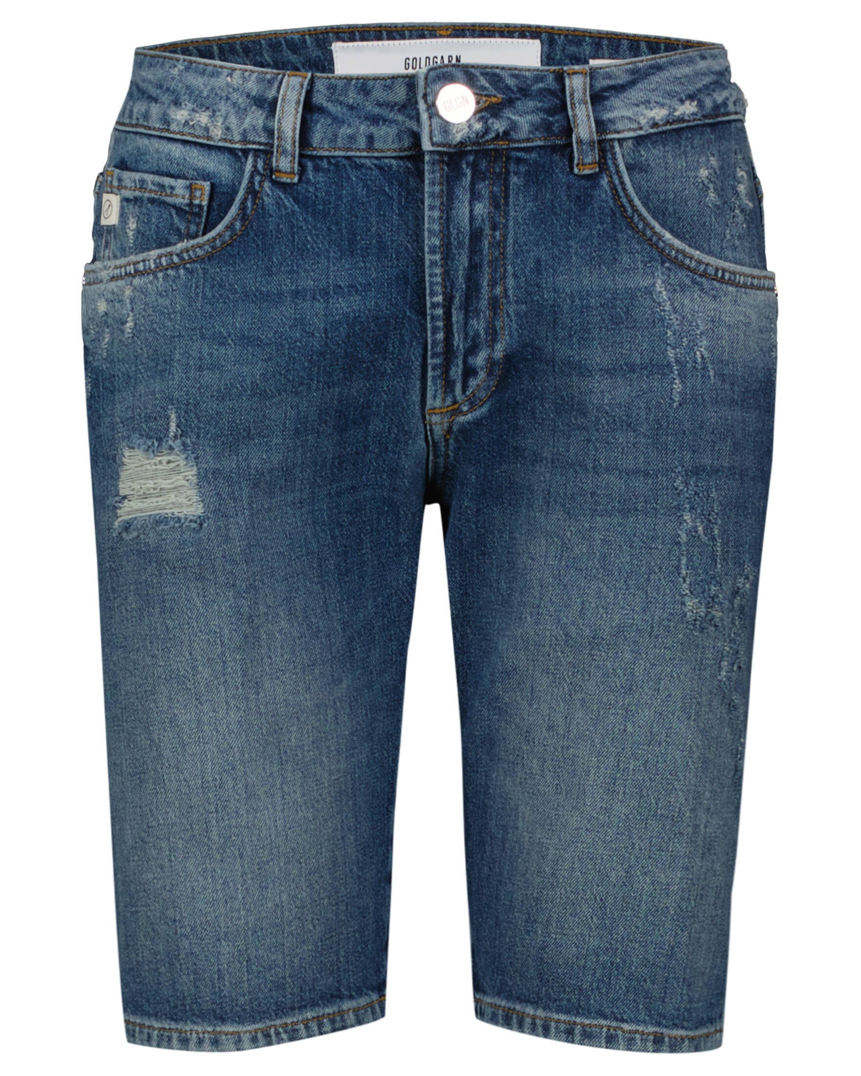 Goldgarn 5-Pocket-Jeans Damen Jeansshorts AUGUSTA (1-tlg)