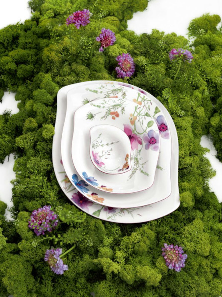 Villeroy & Boch Schale Mariefleur Serve & Salad Schale flach 34 cm, Premium Porcelain, (Schüsseln & Schalen) – Bild 2 von 2