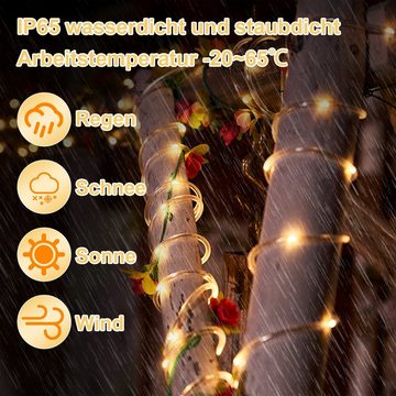 Randaco LED-Lichterschlauch 10-30m LED Lichtschlauch Lichterschlauch Außen Innen IP65 Lichterkette