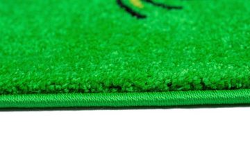 Kinderteppich Kinderteppich Dinosaurier Kinderzimmerteppich Dinos grün, Carpetia, rechteckig, Höhe: 13 mm