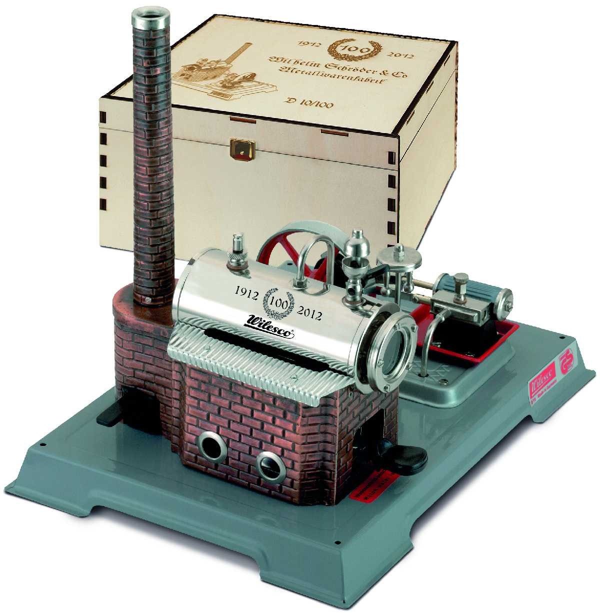 Wilesco Lernspielzeug Klassiker für Bastler und Sammler: Die Wilesco D10/100 Dampfmaschine