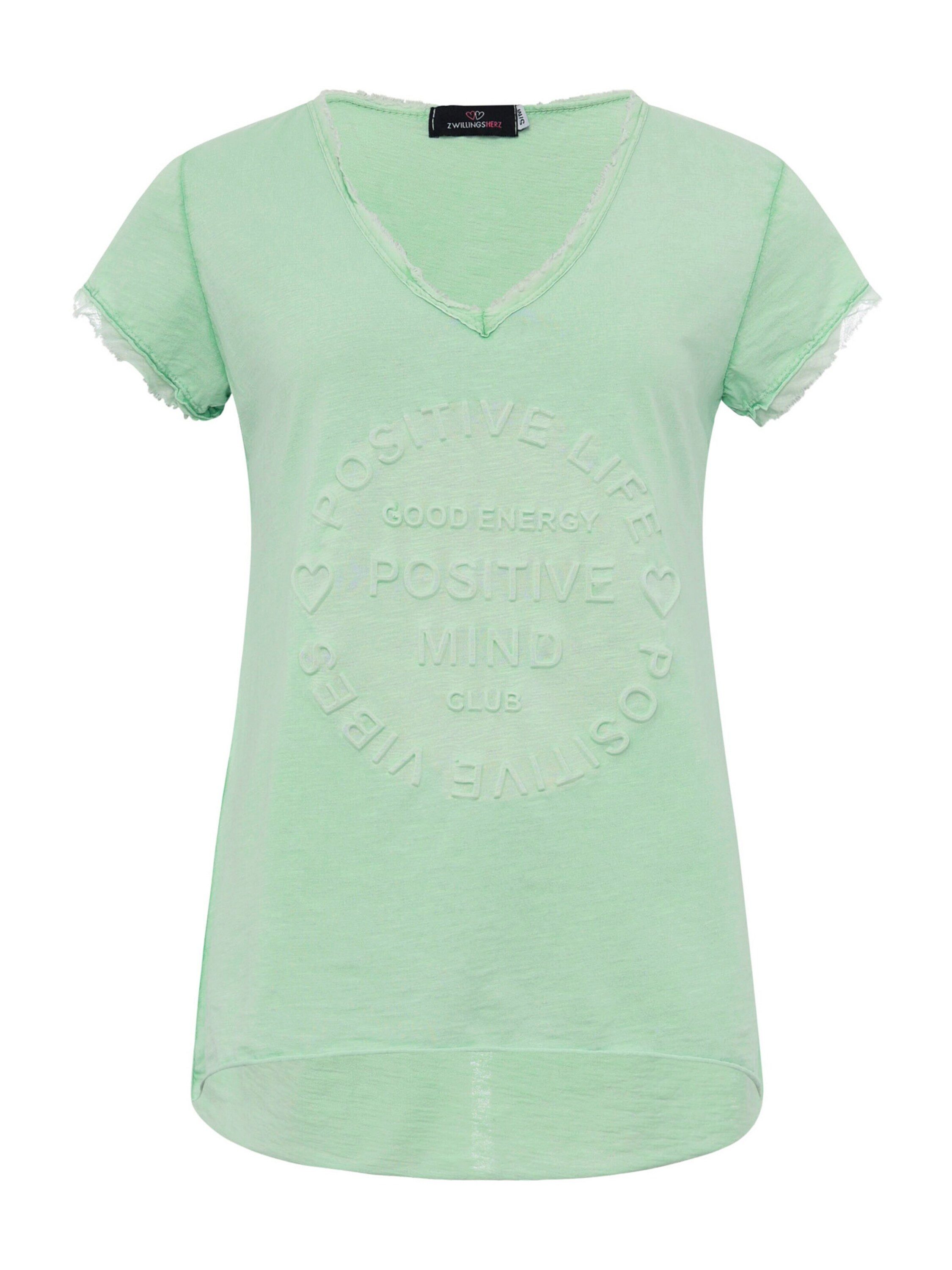 Zwillingsherz T-Shirt Positive Mind (1-tlg) Weiteres günstig online kaufen