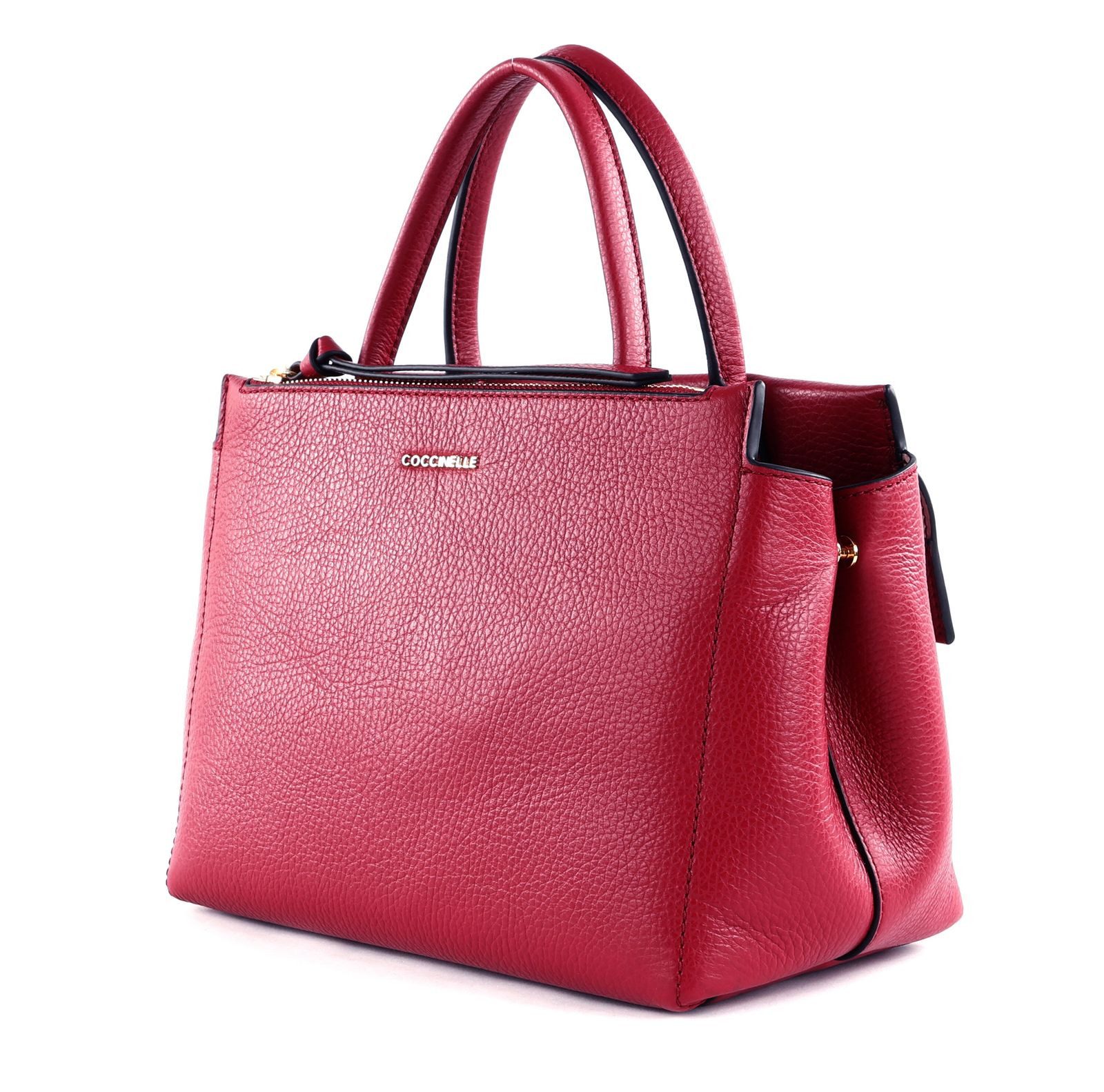 COCCINELLE Handtasche Handbag Grained Leather, aus echtem Rindsleder