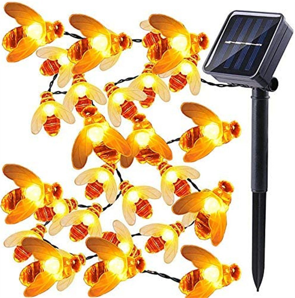 Oneid Lichterkette Solar Lichterkette Aussen,5M 20LED/7M 50LED lichterkette Wasserdichte