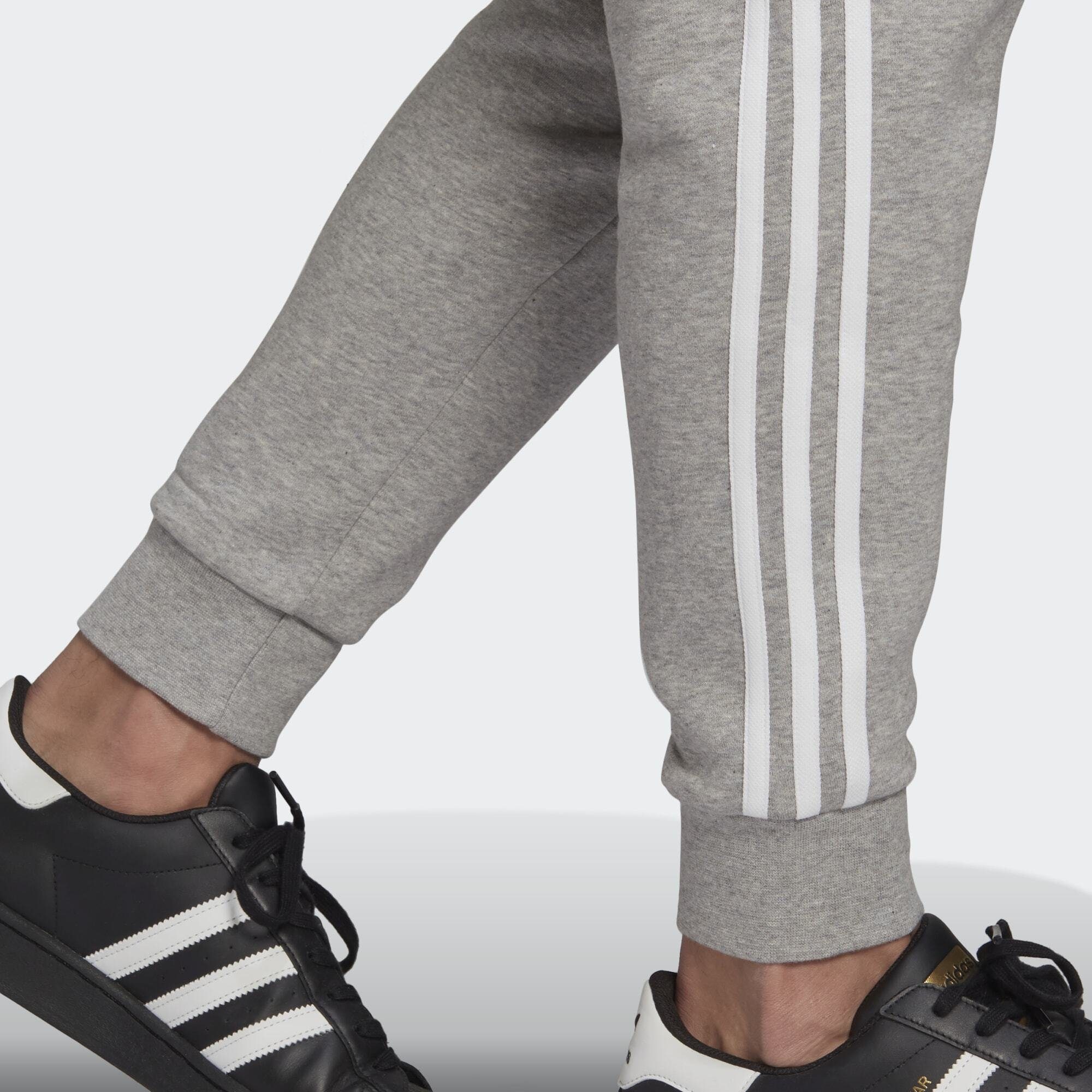 adidas Originals Leichtathletik-Hose 3-STREIFEN Grey Medium Heather ADICOLOR HOSE CLASSICS