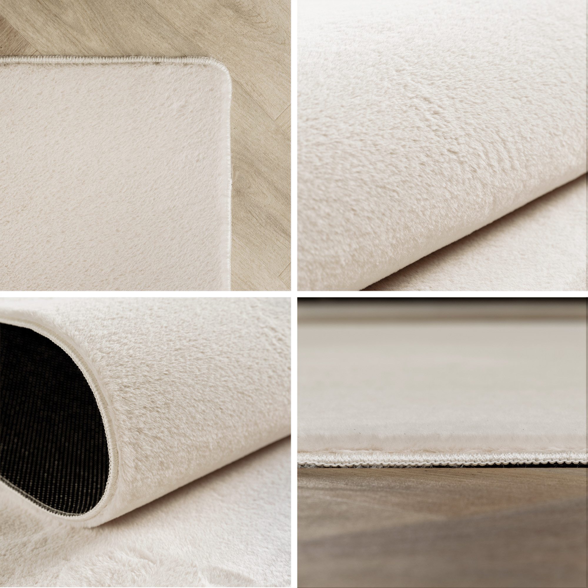 Carpettex Veloursteppich Unicolor - Einfarbig, Rund, Höhe: 11 mm, Perfekt g günstig online kaufen