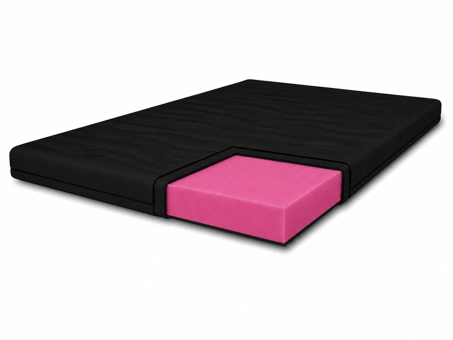 MARPUR, Topper Topper TOP3 (3 cm), wendbare Matratzenauflage aus T25-Schaumstoff (H3), 3 cm hoch, Schaumstoff, antiallergischer Bezug, für Boxspringbett & Sofa geeignet, Farbauswahl