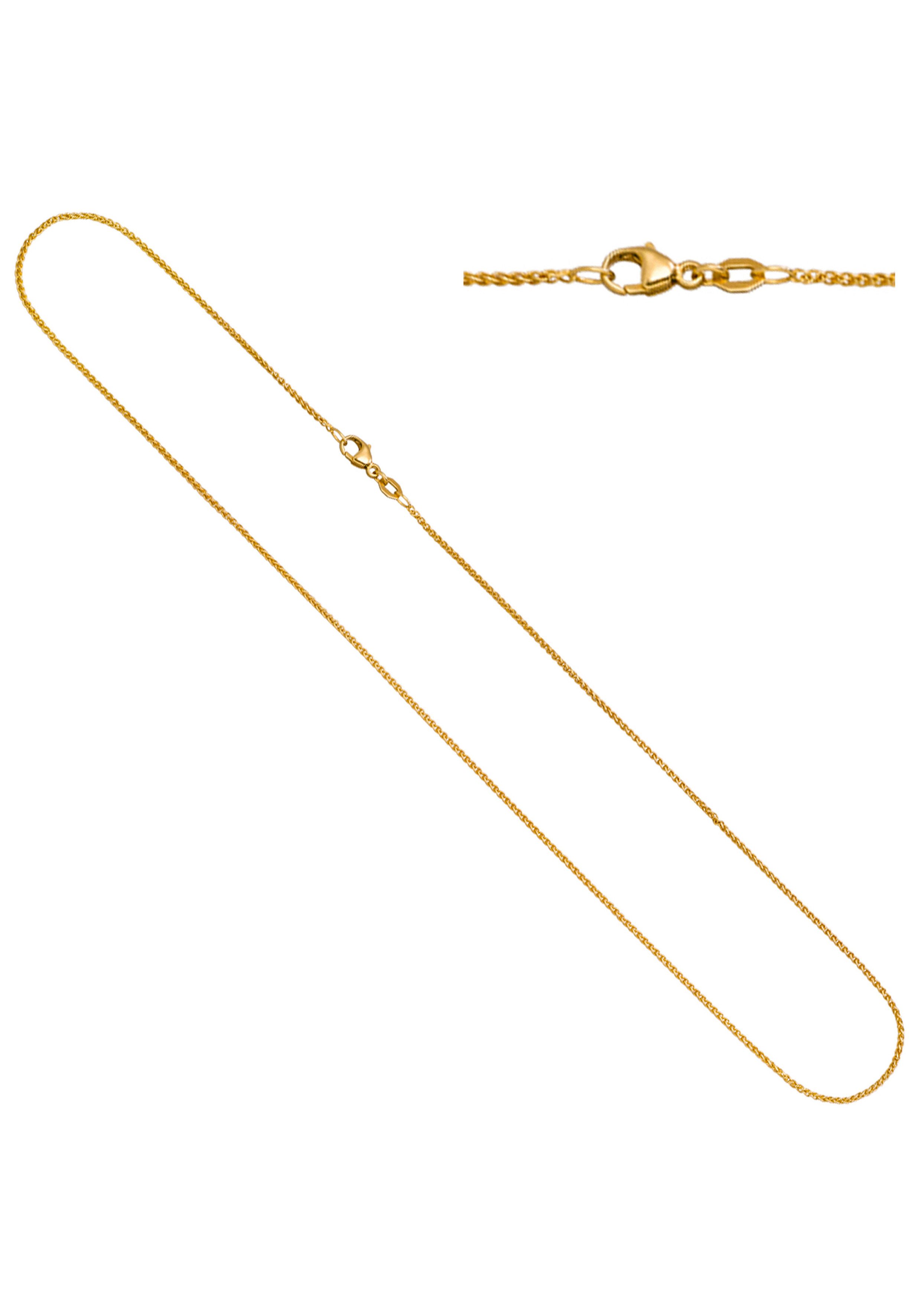 JOBO Kette ohne Anhänger Zopfkette, 750...