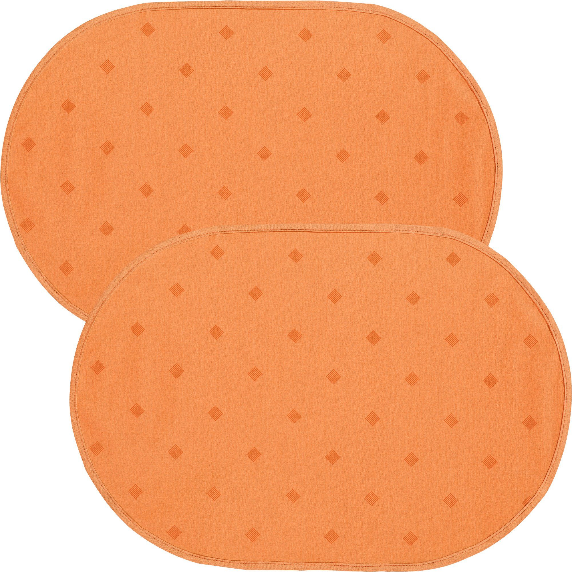 Erwin Müller Platzset Tischset "Neuss" 2er-Pack, abwaschbar Uni