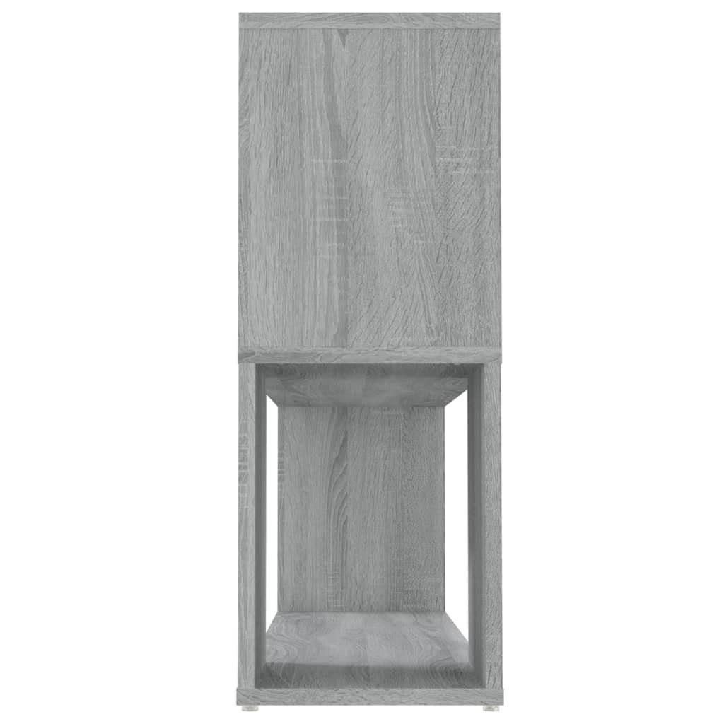 Grau Holzwerkstoff 100x24x63 cm furnicato Bücherregal Sonoma
