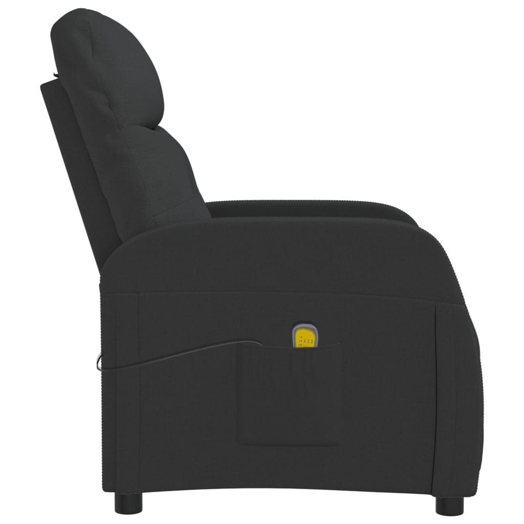 Sitzkomfort, ergonomisch Schwarz Relaxsessel,hoher Massagesessel geformt, Stoff DOTMALL