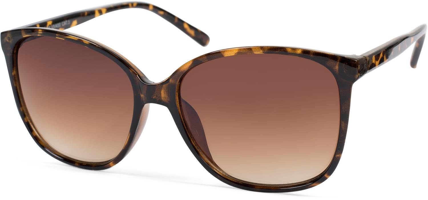 Sonnenbrille Sonnenbrille mit ovalen Oversize Gläsern
