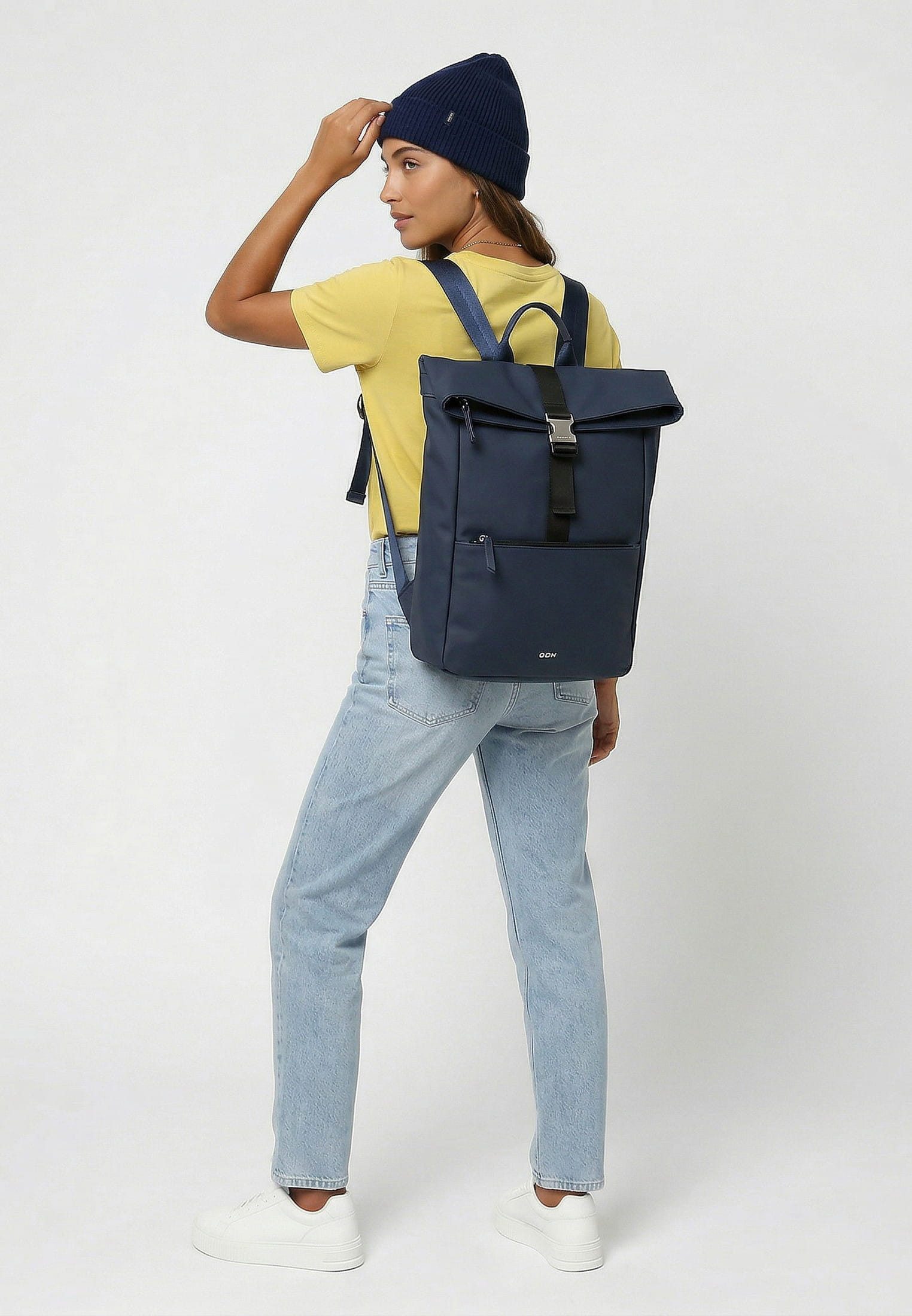 EMILY & NOAH Cityrucksack E&N Pessac RUE 09, Logo Prägung
