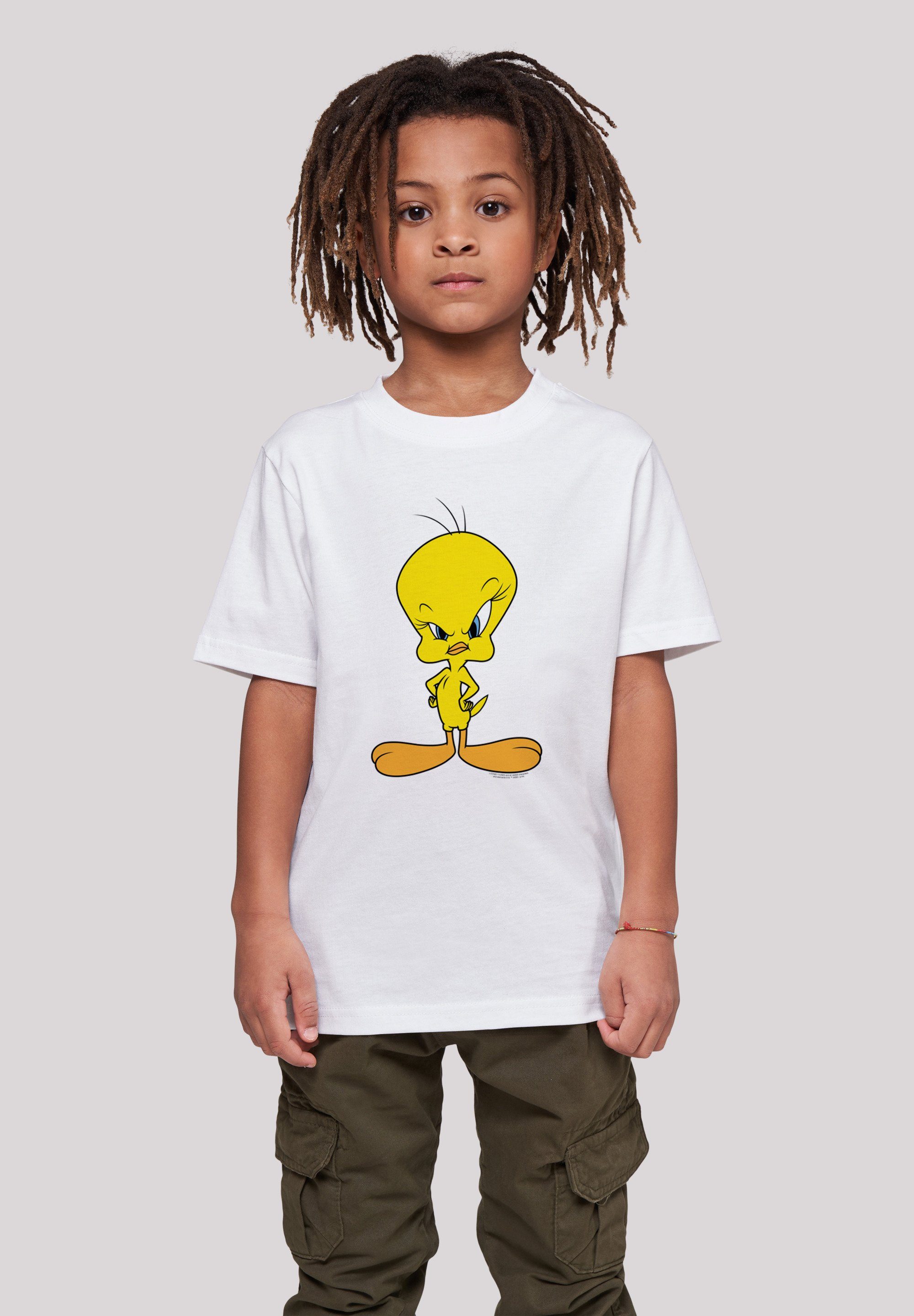 F4NT4STIC T-Shirt Looney Tunes Angry Tweety Unisex Kinder,Premium Merch, Jungen,Mädchen,Bedruckt, Bequemer Schnitt zum rundum wohlfühlen