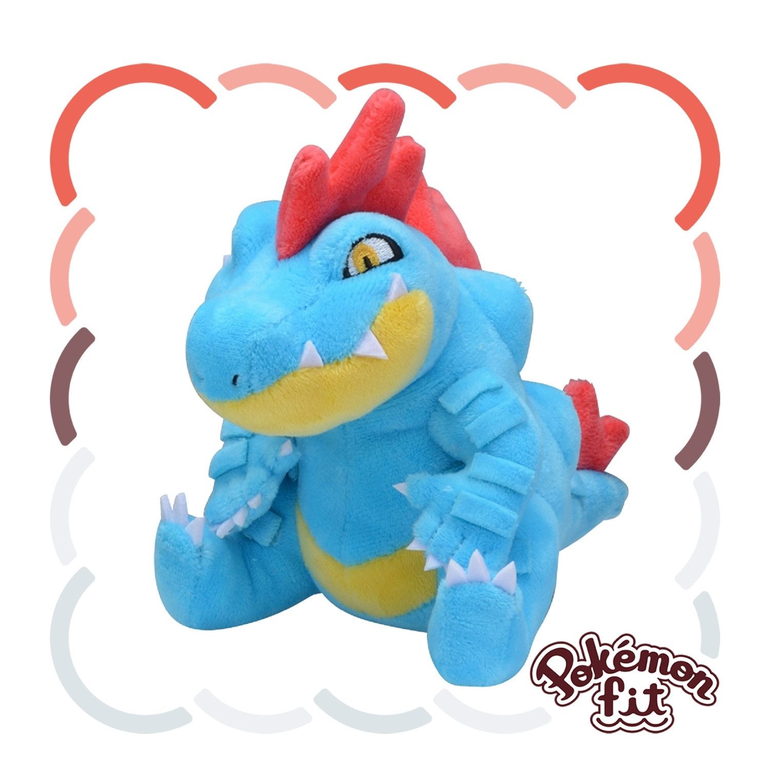 POKÉMON Plüschfigur Pokemon Impergator Kuscheltier - 16 cm Plüschtier Feraligatr