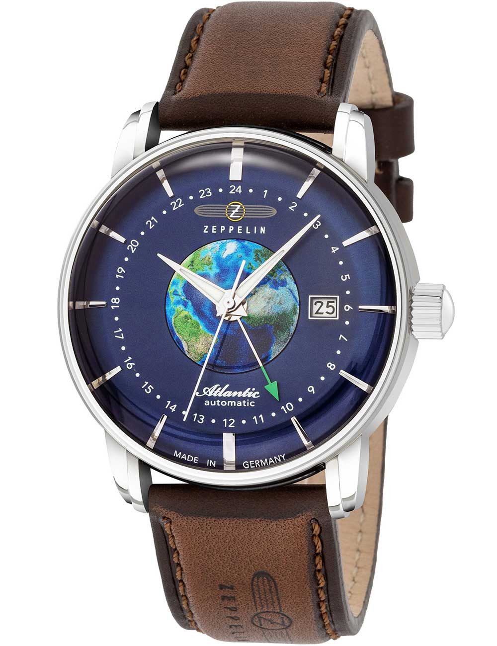 dunkelbraun-dunkelblau