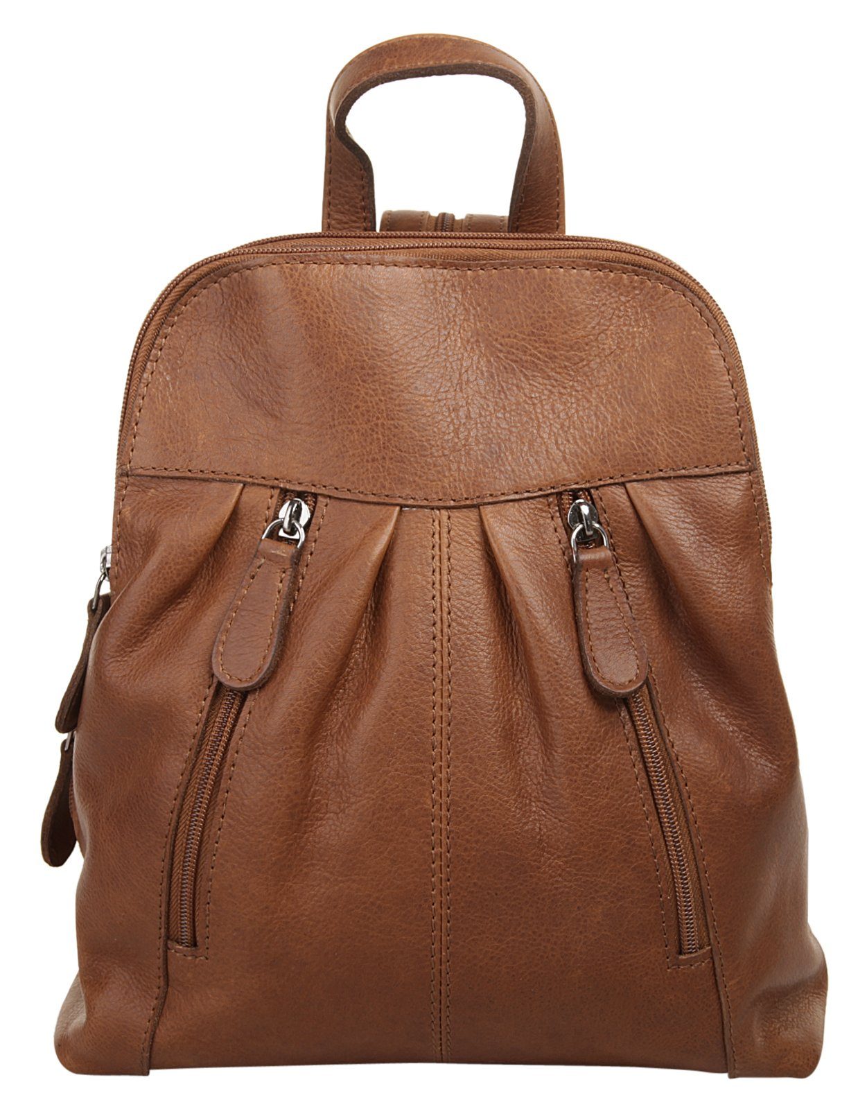 Cluty Cityrucksack, echt Leder günstig online kaufen
