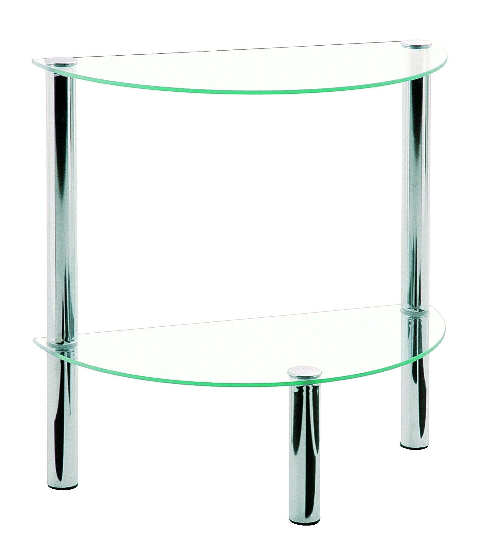HAKU silber Beistelltisch (BHT Beistelltisch, Möbel Beistelltisch 45x47x22 BHT HAKU 45x47x22 cm) cm