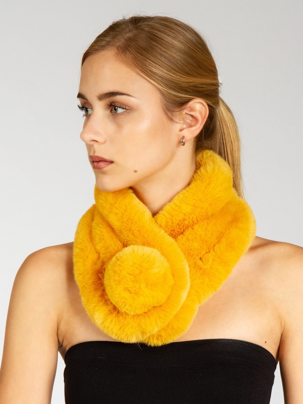 Caspar Modeschal SC478 Damen Kunstpelz Fell günstig online kaufen