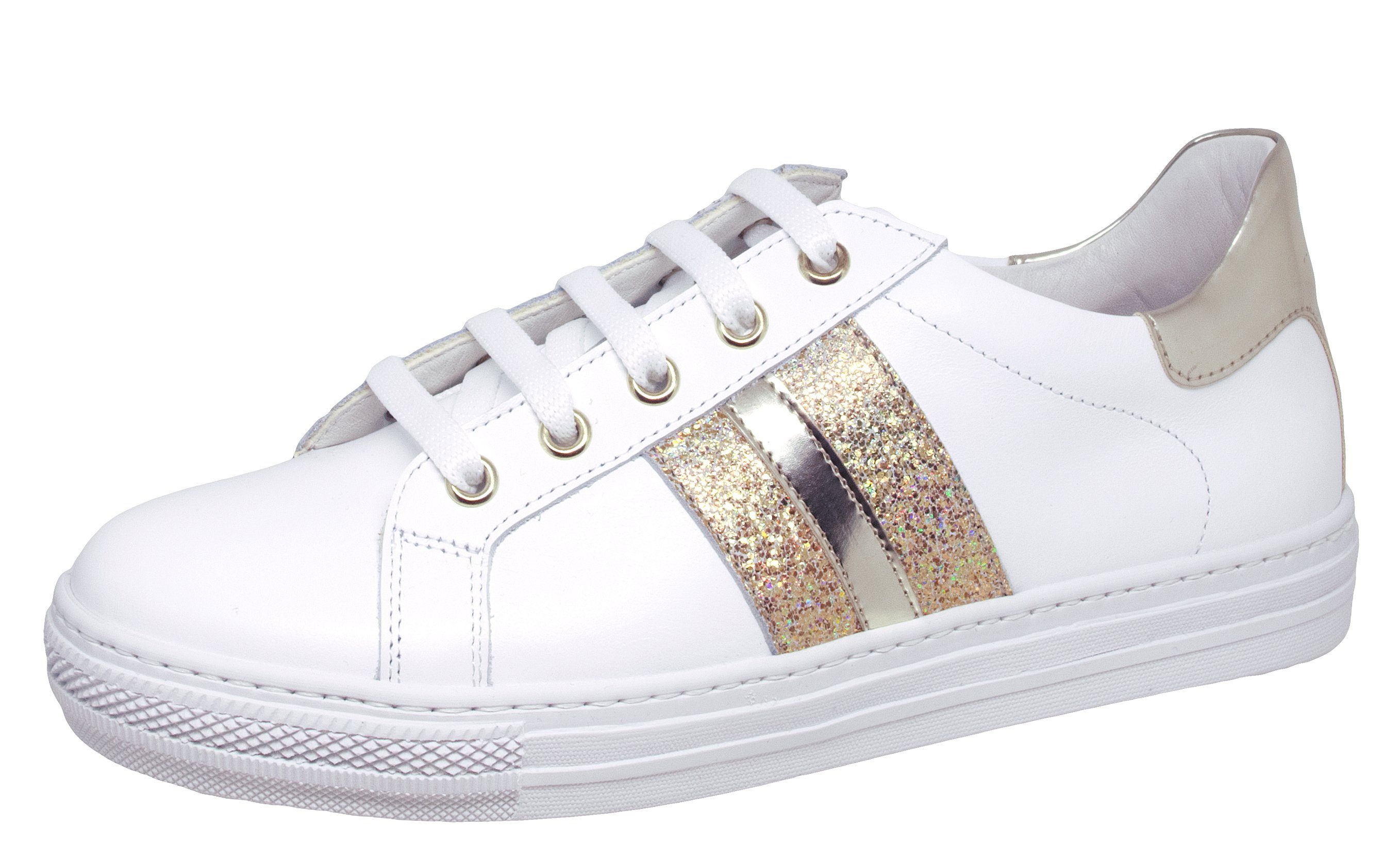 Zecchino d'Oro Zecchino d'Oro F14-4494 Sneaker Halbschuhe Weiß Gold Sneaker