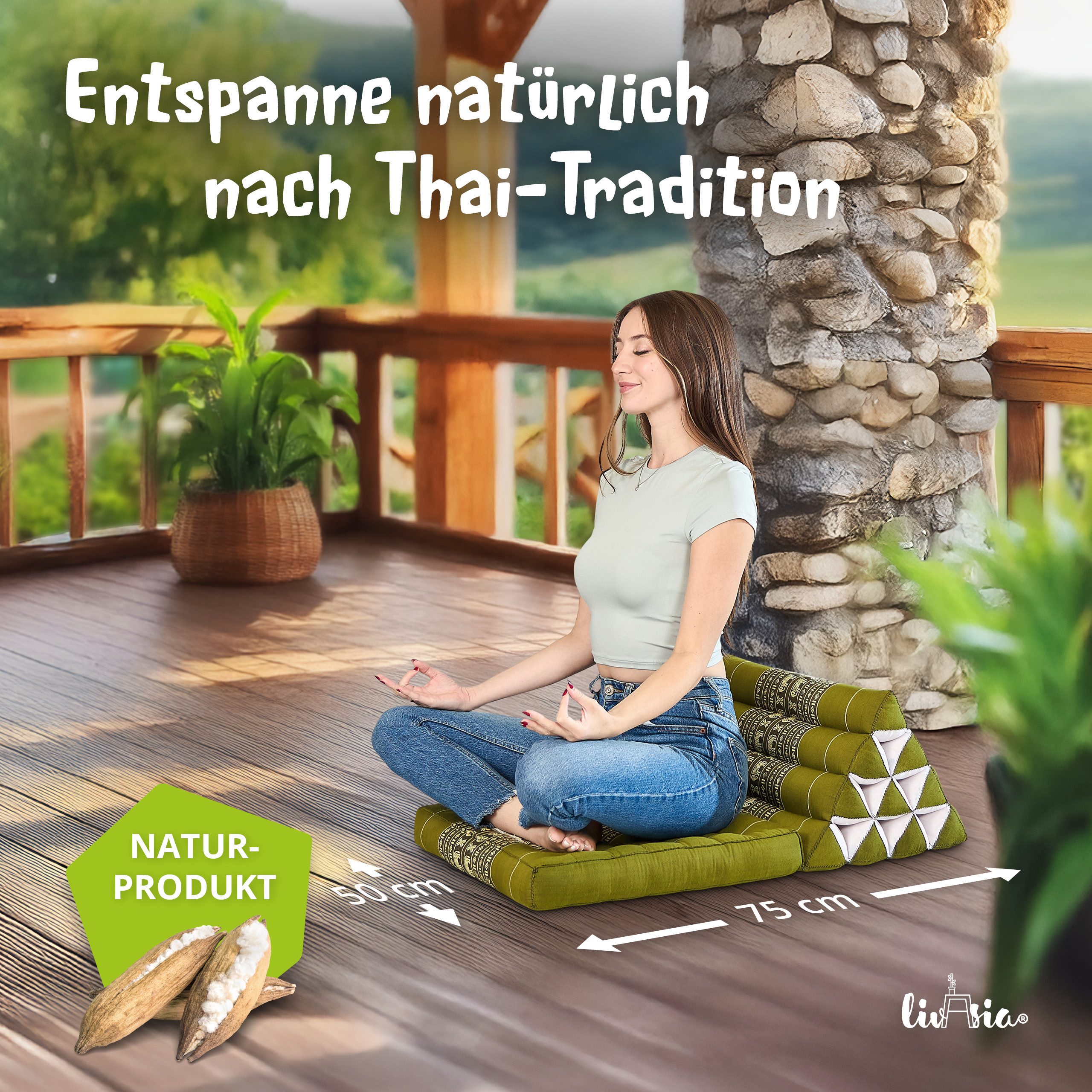 livasia Sitzsack Thaikissen 1 Auflage, vegan und günstig online kaufen