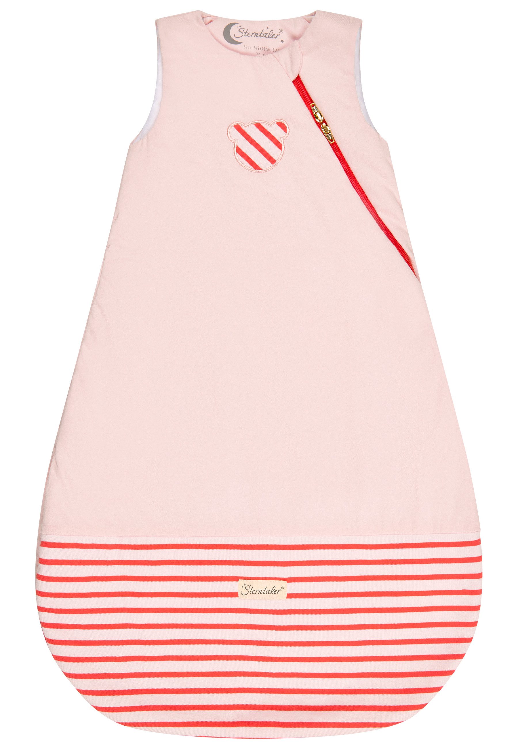 Sterntaler® Babyschlafsack Schlafsack 90cm FAMILIE Bär (1 tlg), Jersey, Hydrocool, wattiert, 2-Wege Reißverschluss, Kabelöffnung