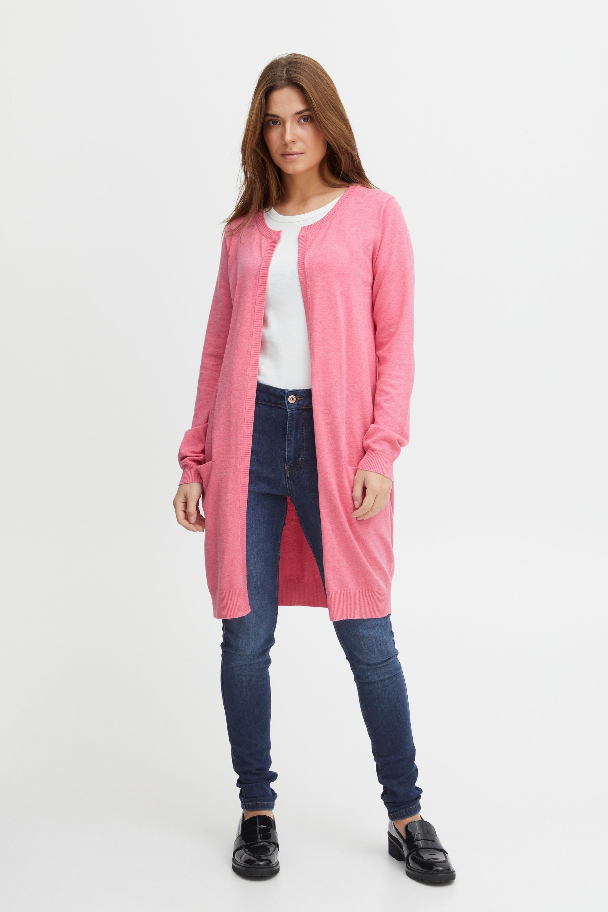(1621241) Pink Melange Pulz PZSARA Jeans 50203258 - Carnation Strickjacke