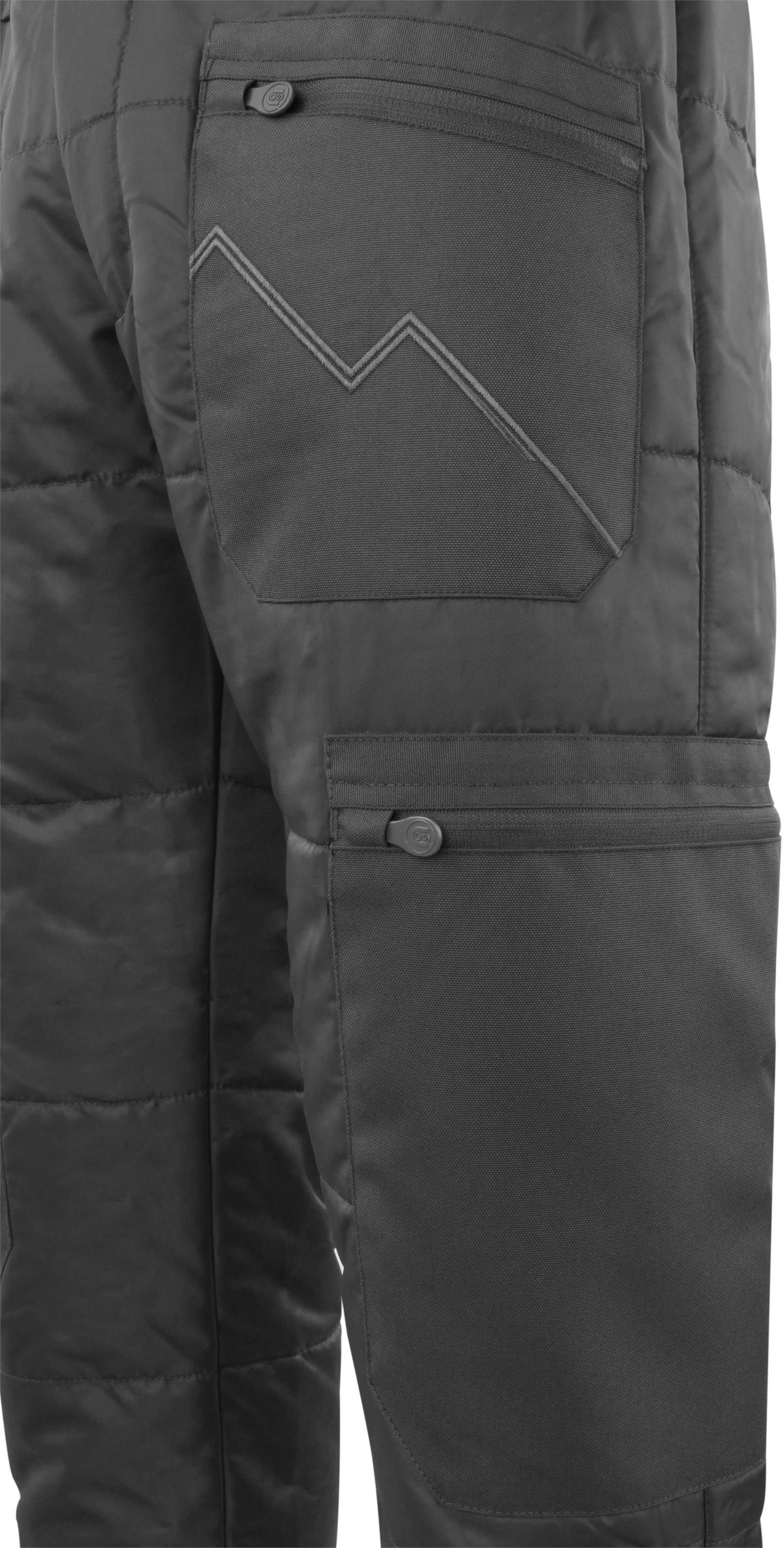 normani Thermohose Herren Thermohose Jirishanca Wasserdichte Winterhose Skihose wattierte Outdoorhose mit Taschen
