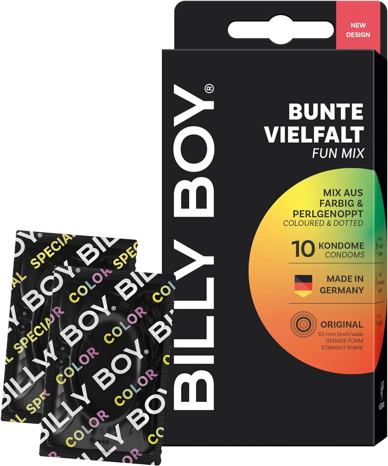 Einhand-Kondome BUNTE VIELFALT