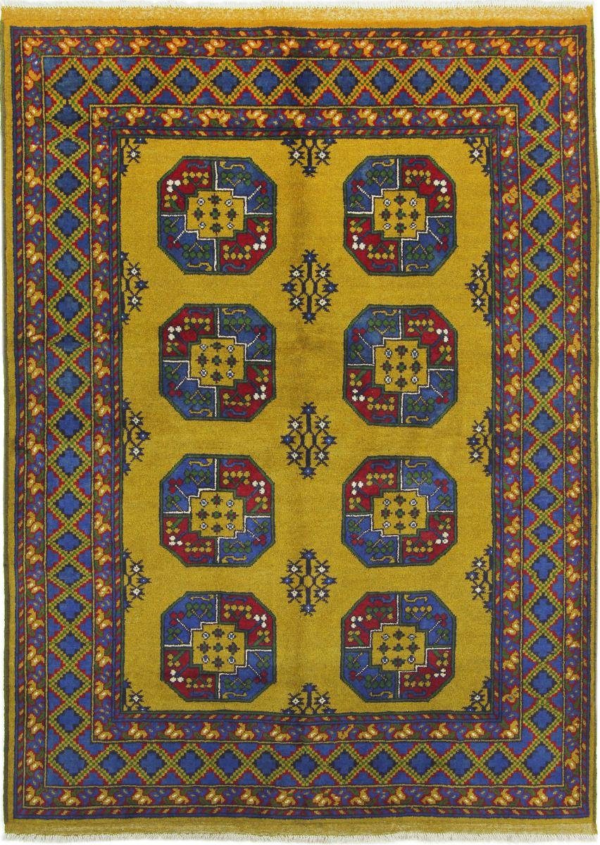 Orientteppich Afghan Akhche 174x242 Handgeknüpfter Orientteppich, Nain Trading, rechteckig, Höhe: 6 mm