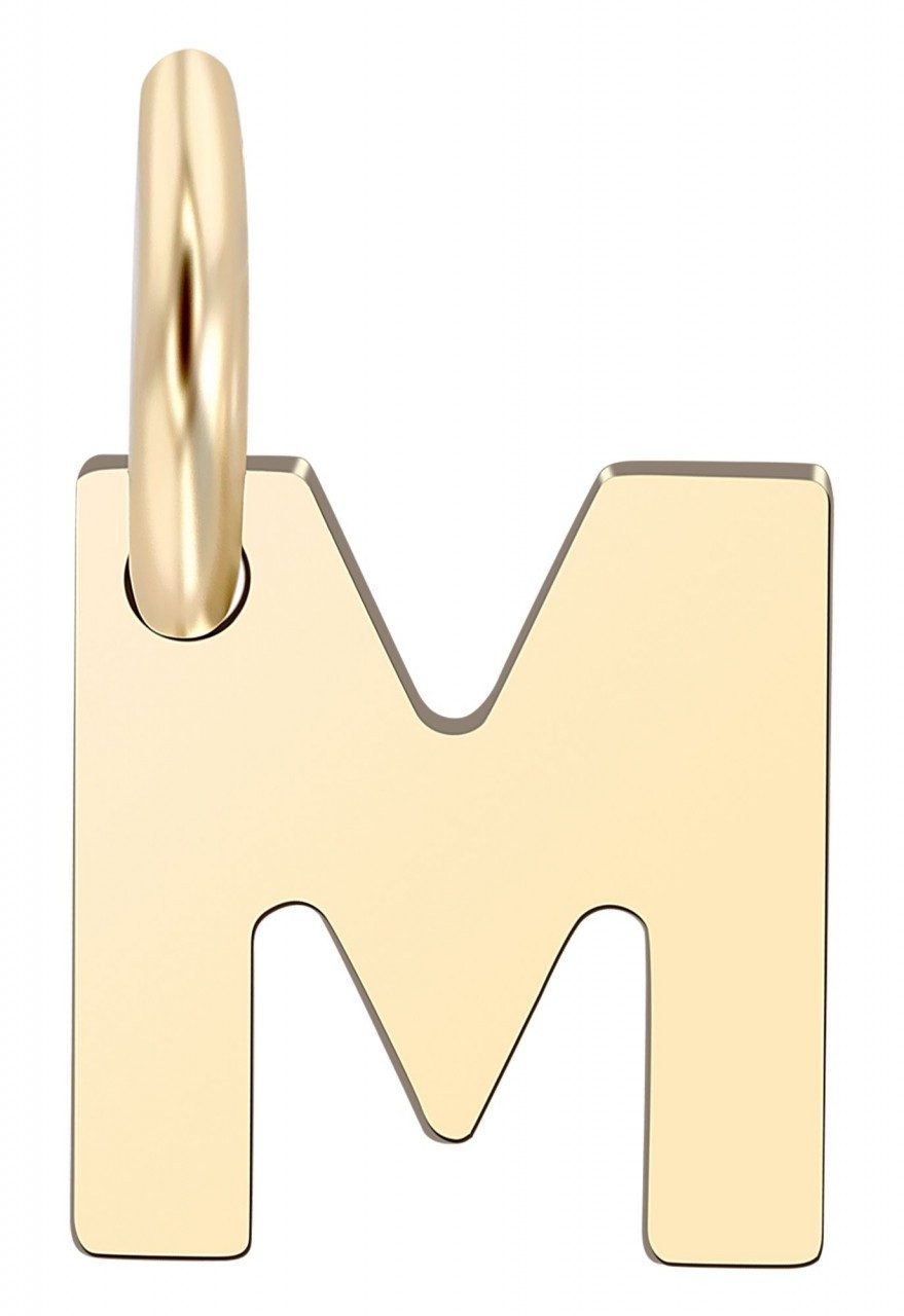 Adelia´s Kettenanhänger zeitloser Buchstabe Anhänger aus 375 Gold günstig online kaufen