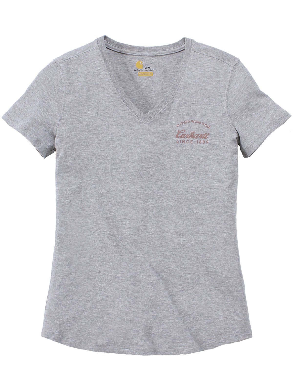 heather V-Neck Carhartt T-Shirt T-Shirt grey Carhartt